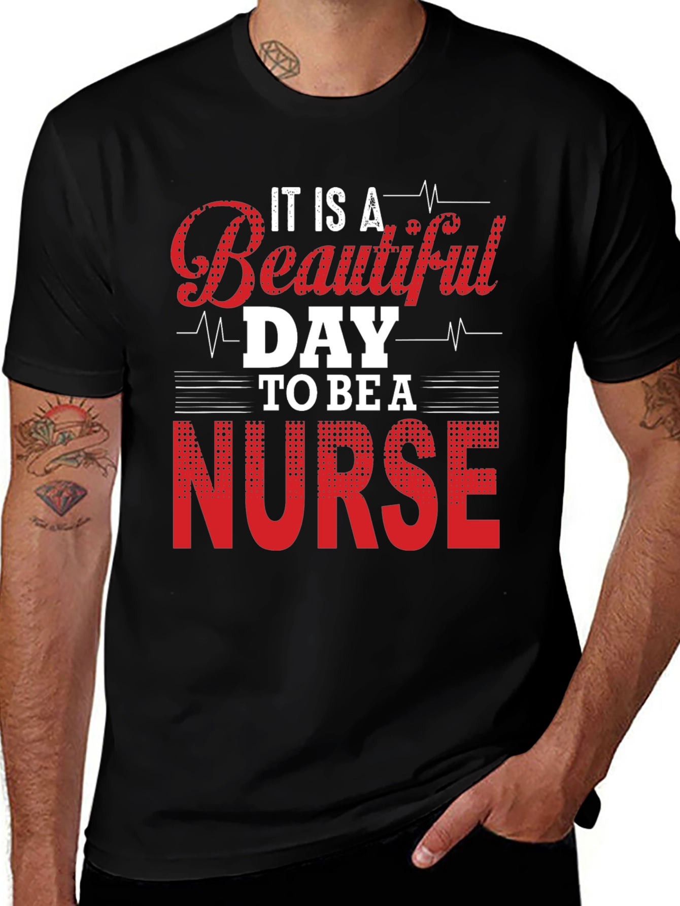 Variant 19 of Beautiful Day to Be a Nurse T-Shirt