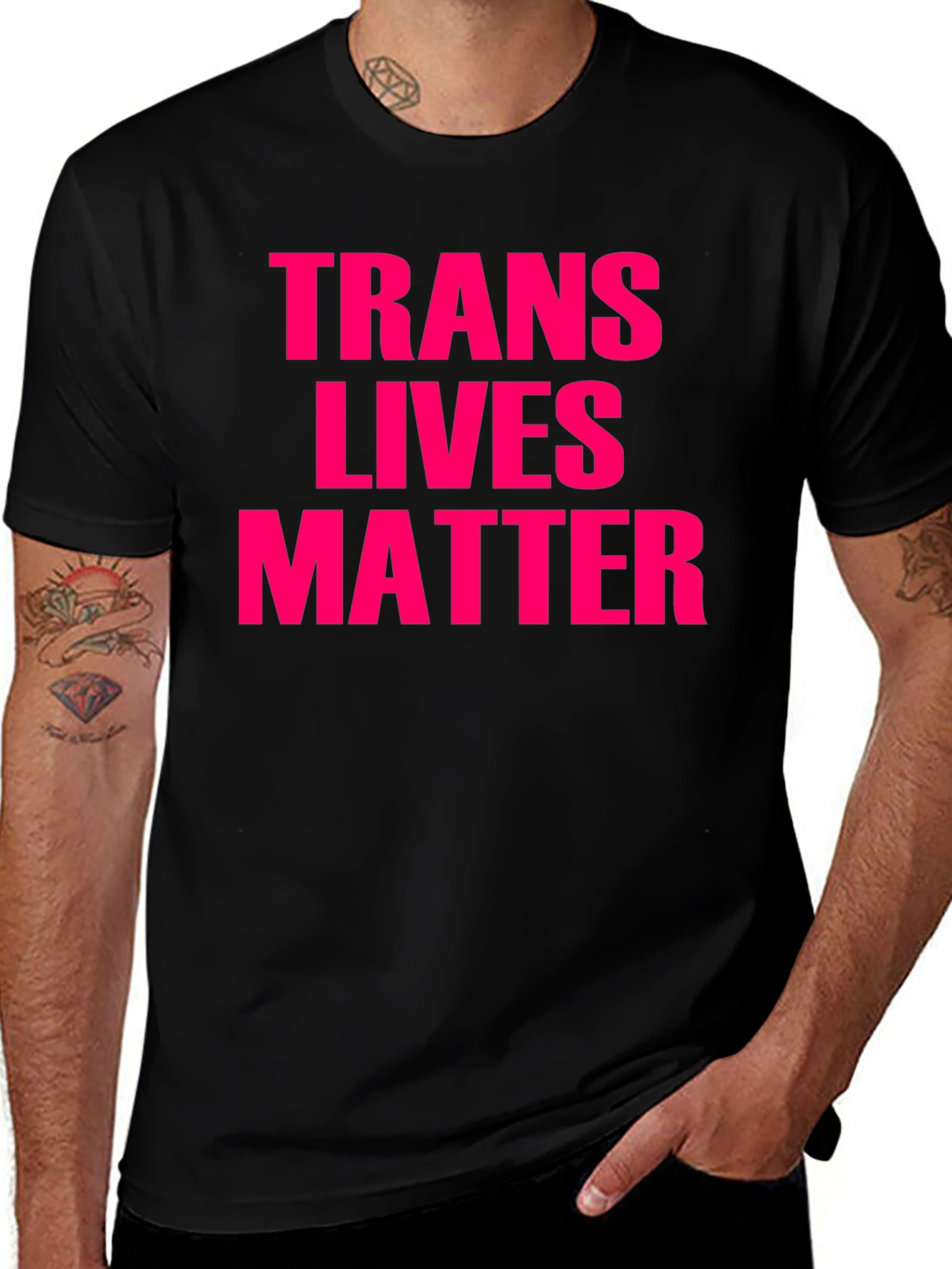Variant 8 of Trans Lives Matter Black T-Shirt