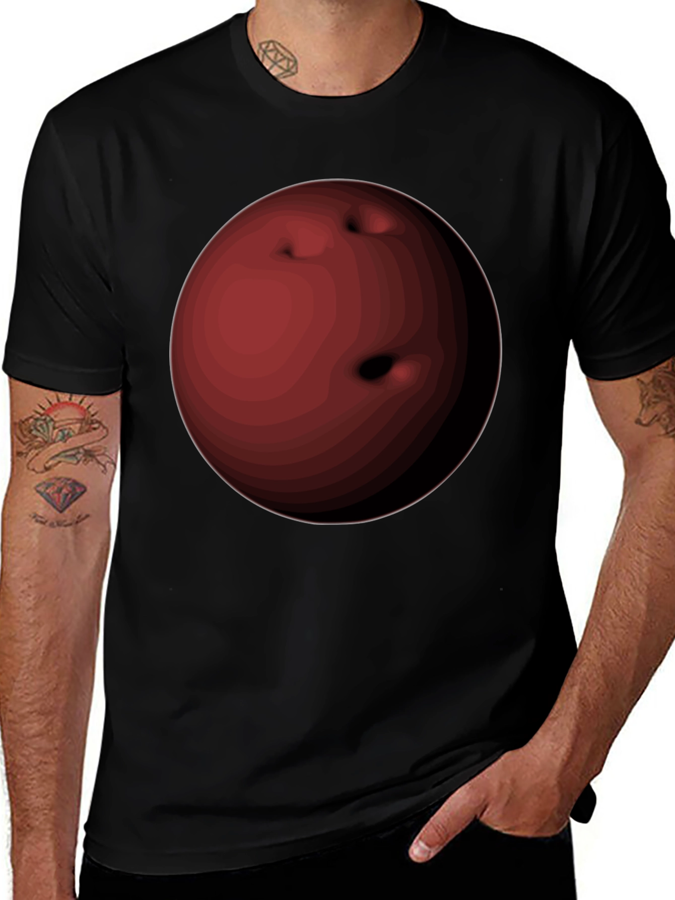 Variant 23 of Bowling Ball Graphic T-Shirt - Cool & Unique