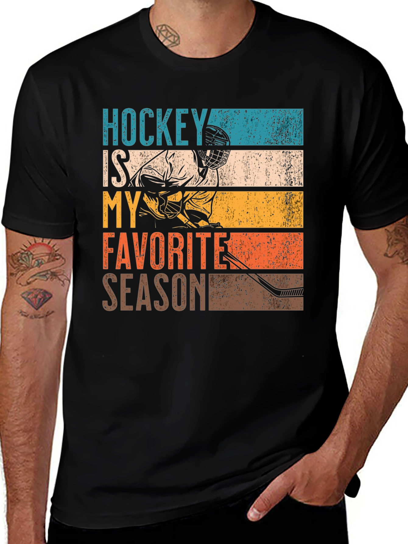Variant 5 of Hockey Is My Favorite Season Graphic Tee