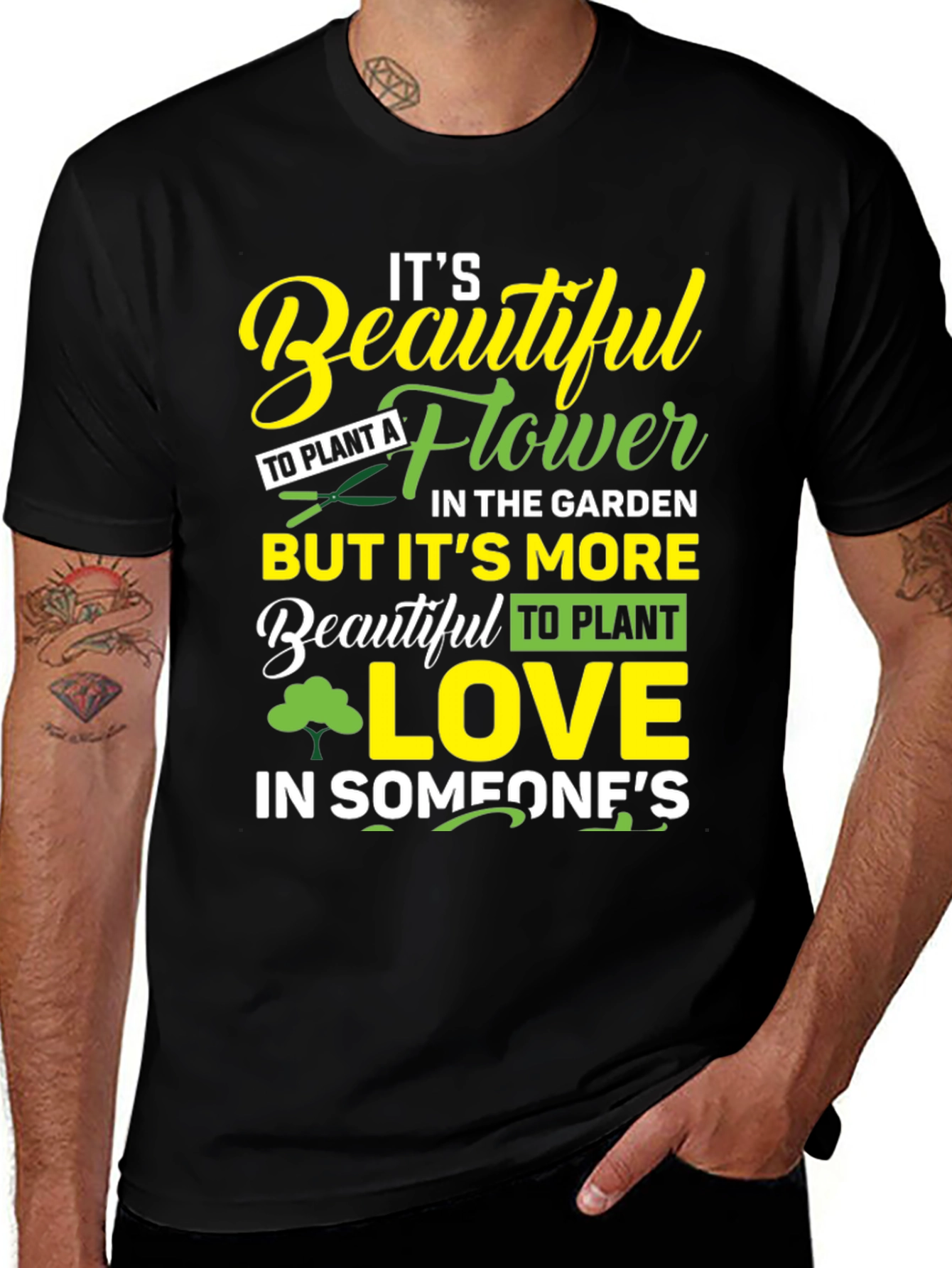 Planting Love T-Shirt - Beautiful Garden Flower Tee