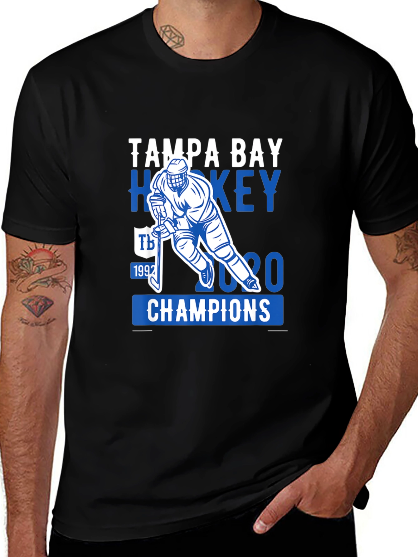 Variant 14 of Tampa Bay Hockey Champions T-Shirt