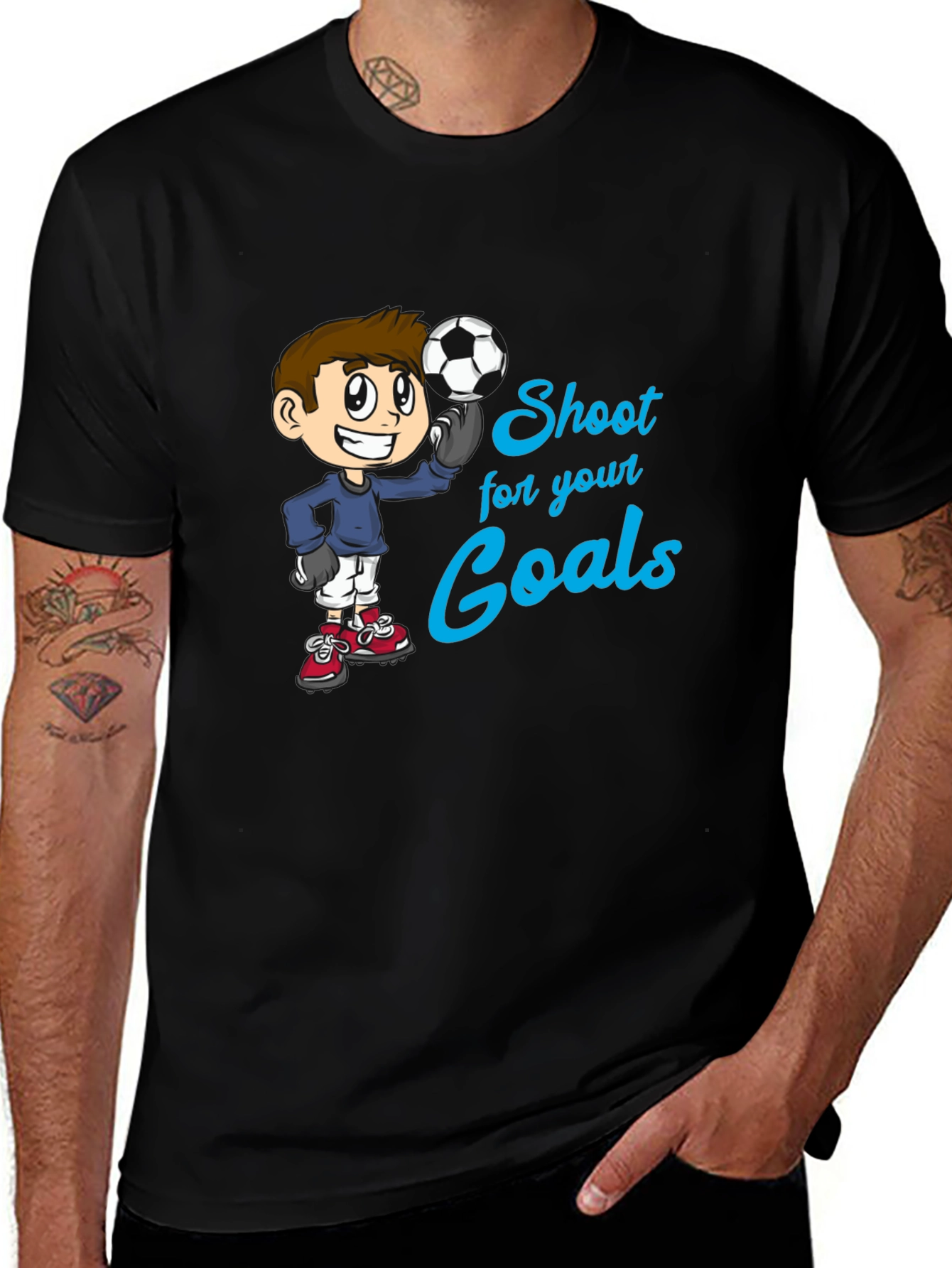 Shoot for Your Goals Soccer T-Shirt