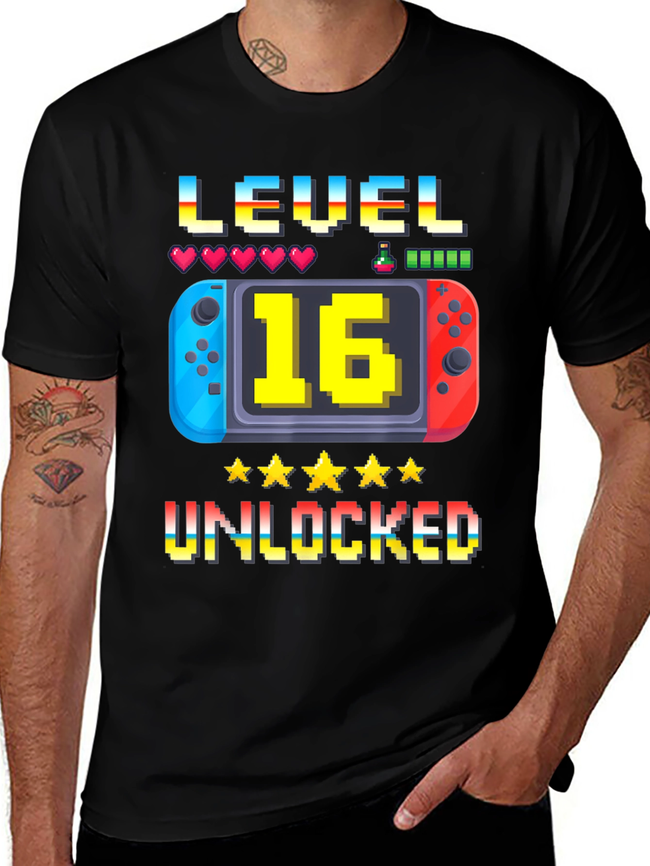 Variant 28 of Level 16 Unlocked Graphic Tee