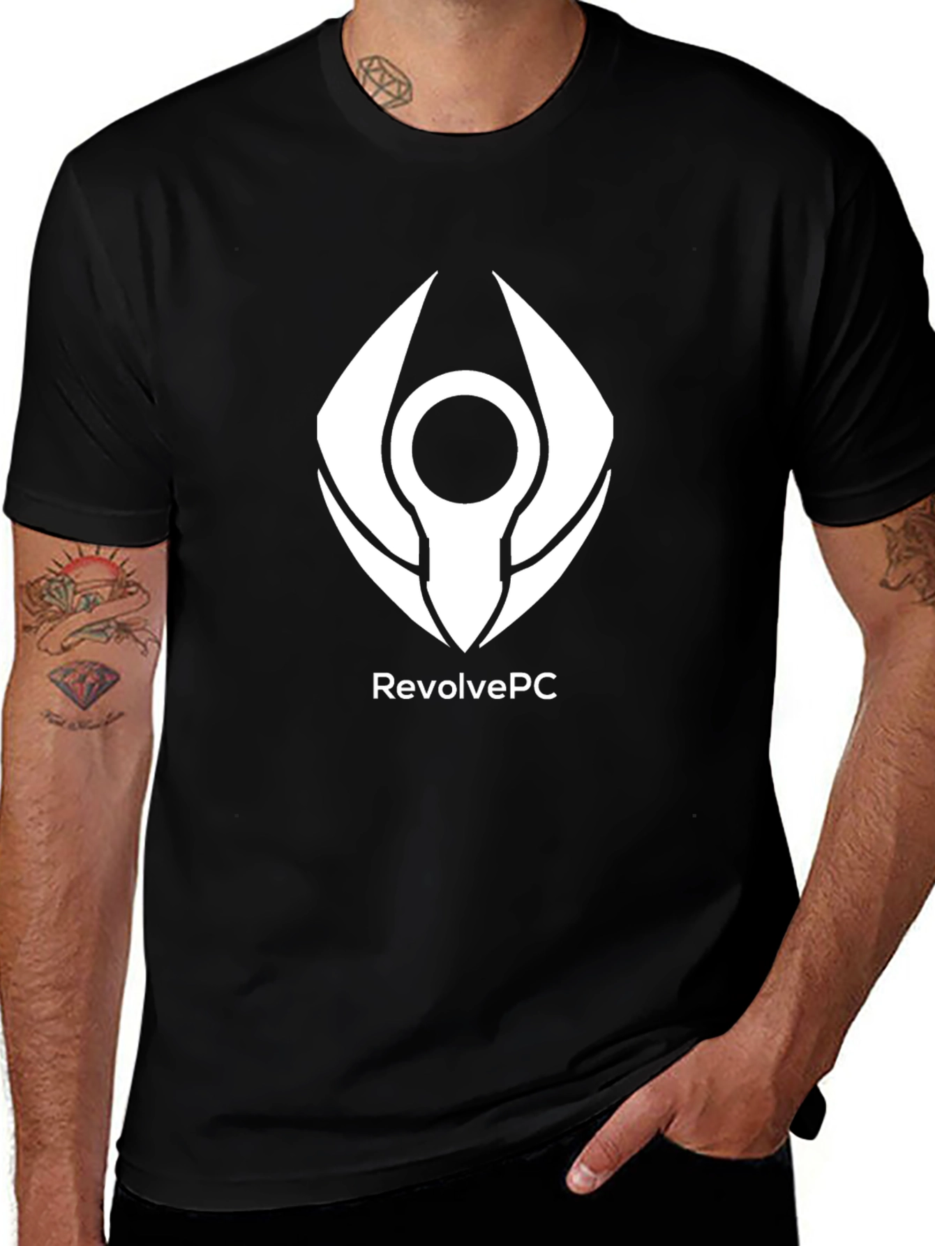 Variant 8 of Revolve PC Black Graphic Tee - Gamer Style
