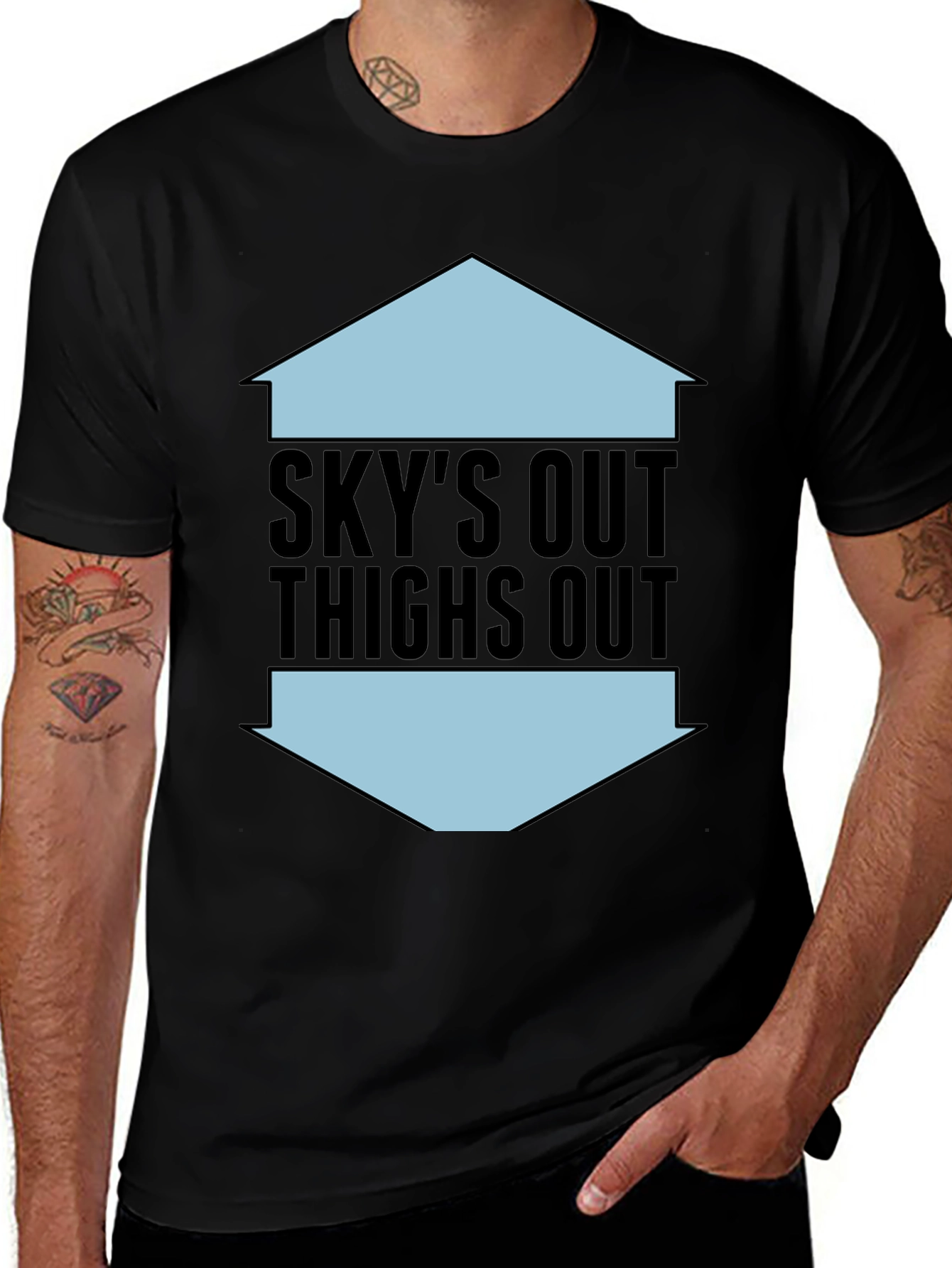 Variant 5 of Sky's Out Thighs Out Graphic Tee