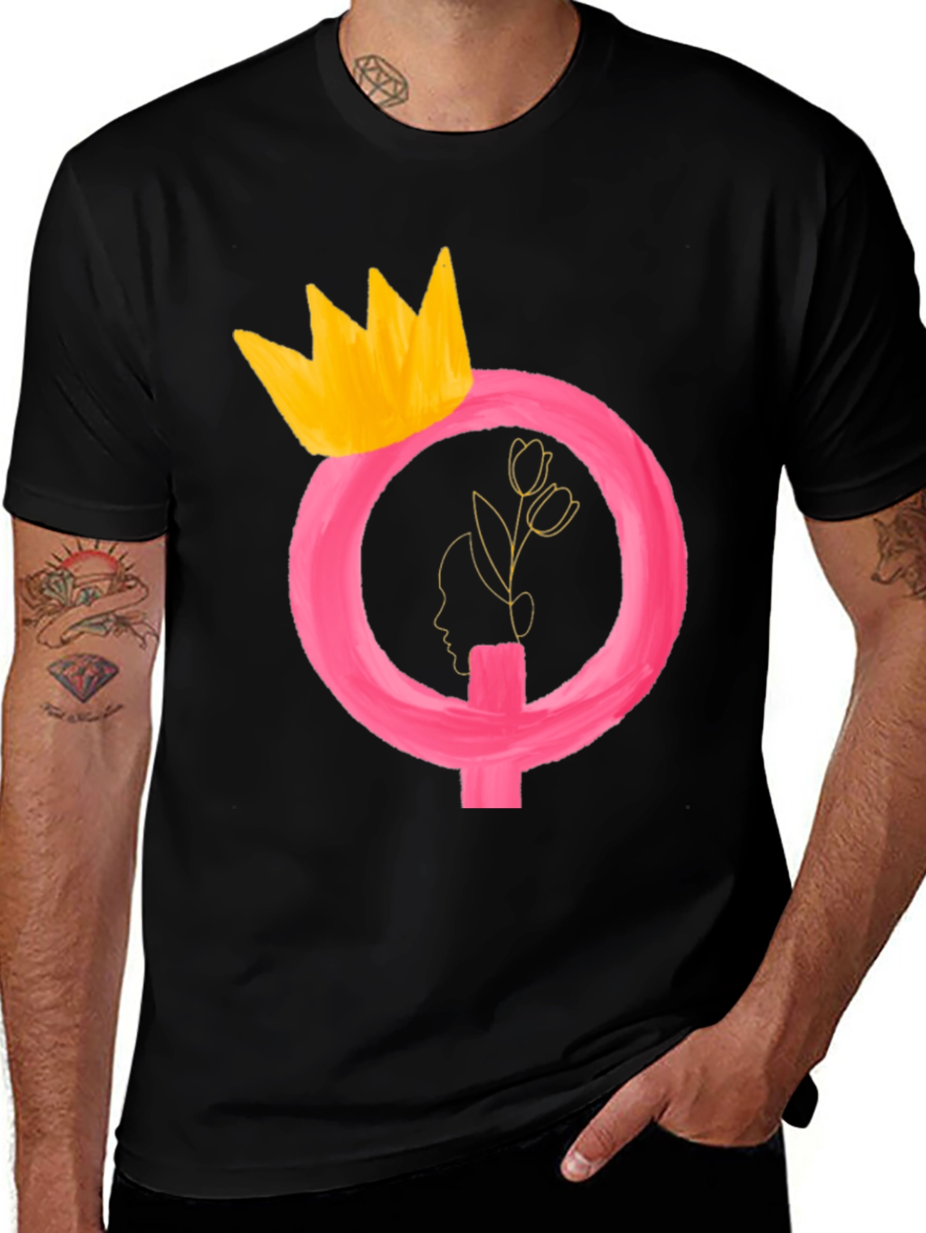 Variant 29 of Feminist Queen T-Shirt