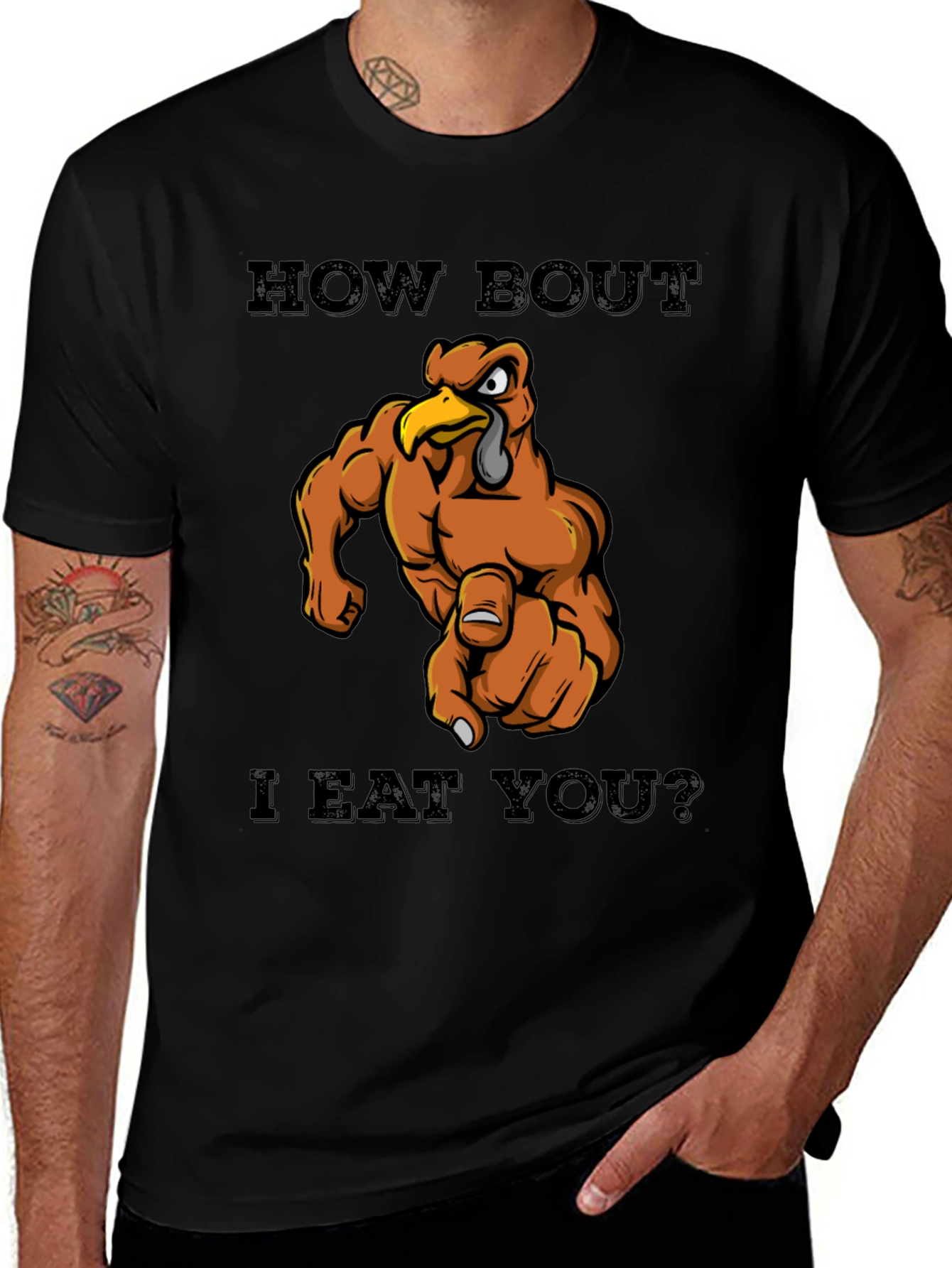 Variant 19 of Funny Turkey T-Shirt - Thanksgiving Humor