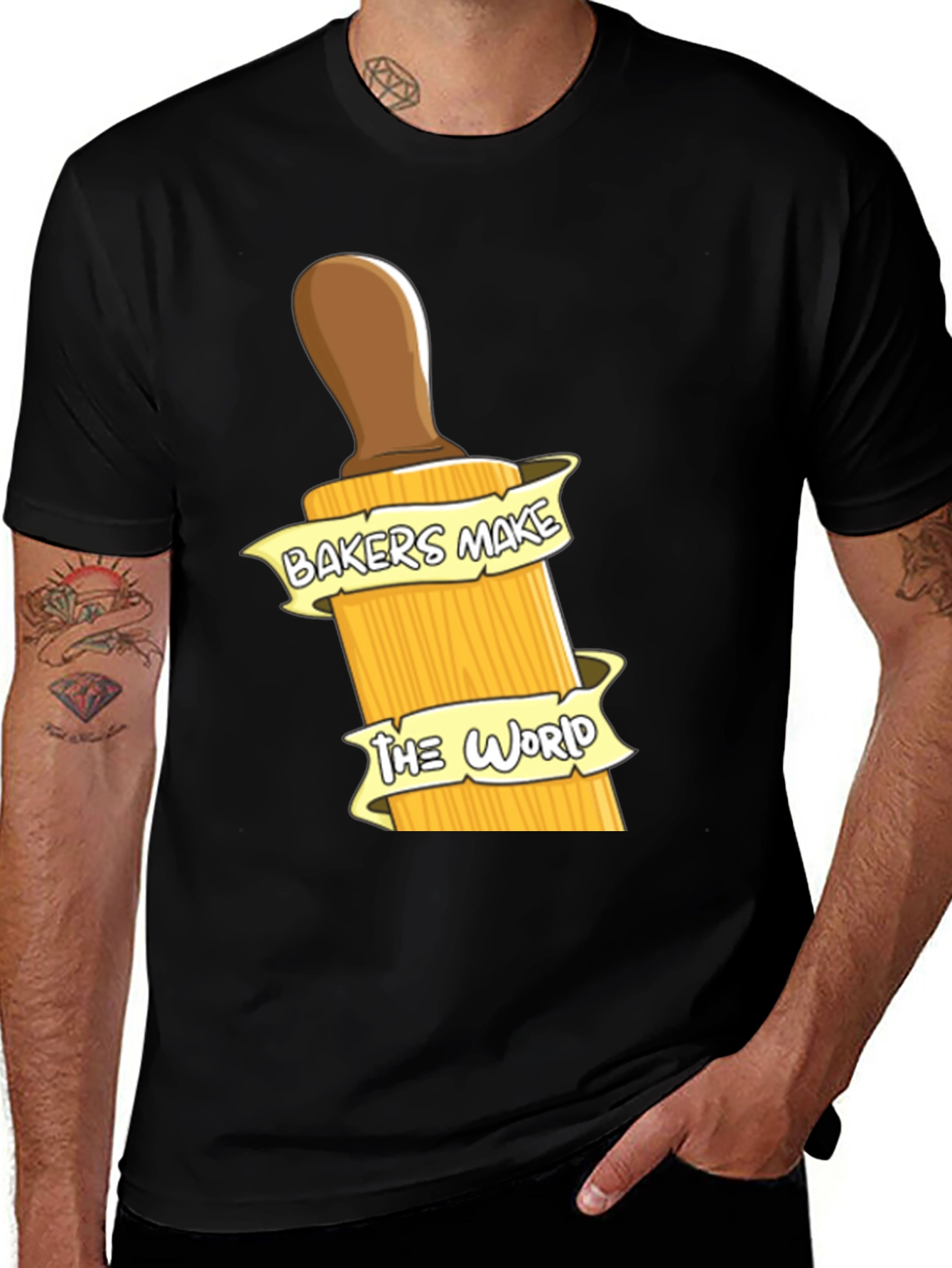 Variant 18 of Bakers Make the World T-Shirt