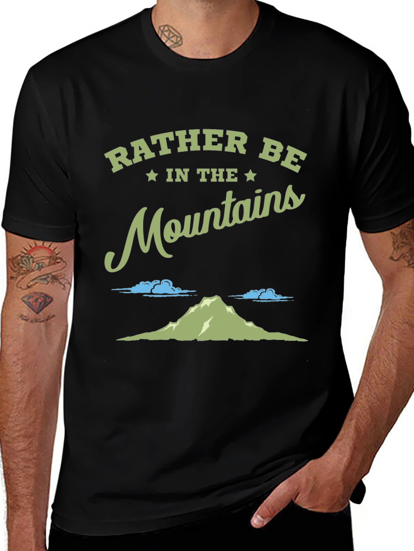 Variant 26 of Rather Be In The Mountains Graphic T-Shirt