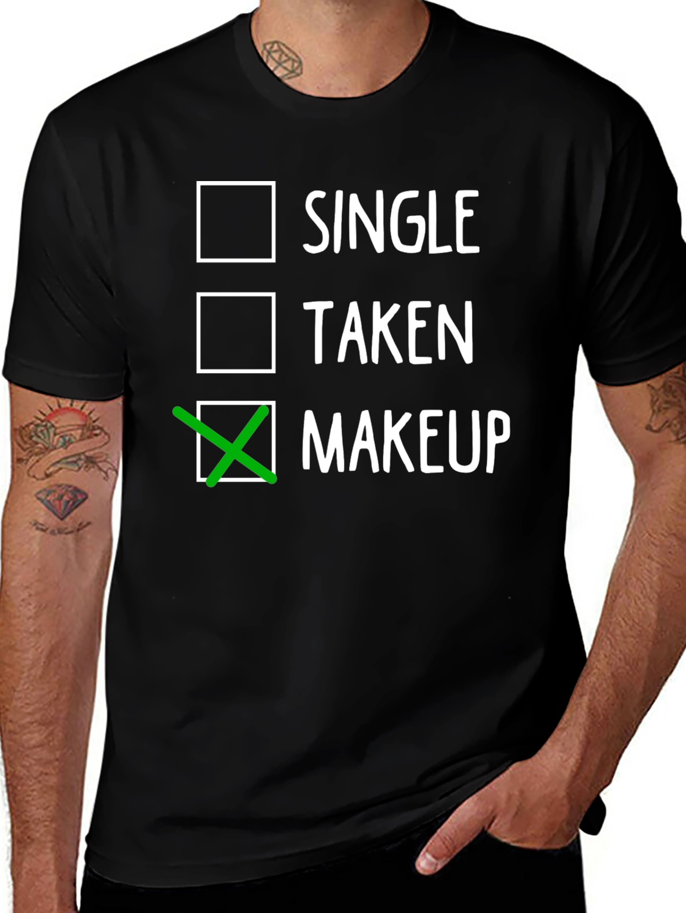 Variant 26 of Makeup Obsessed T-Shirt - Single Taken Makeup