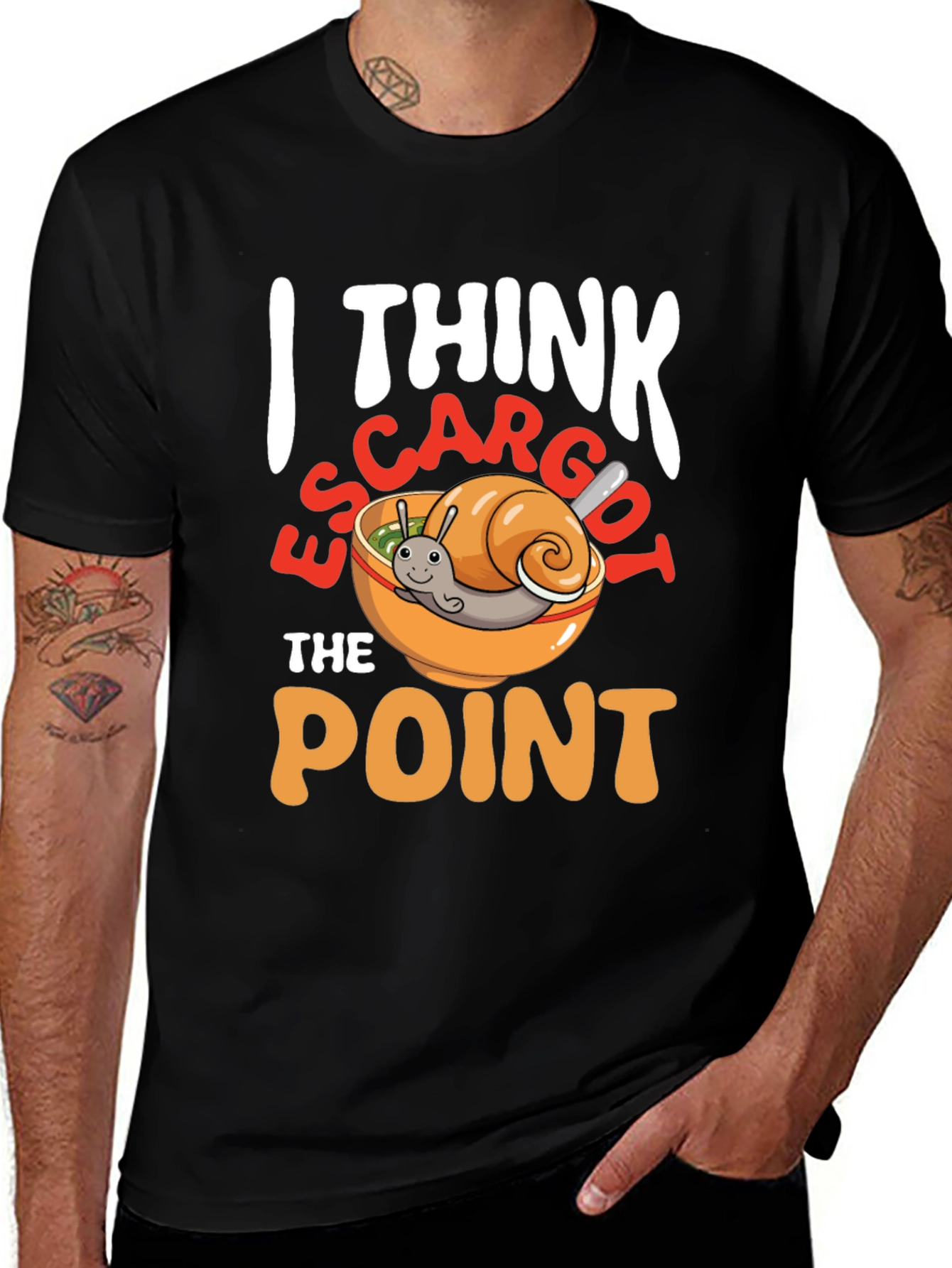 Variant 18 of I Think Escargot The Point T-Shirt