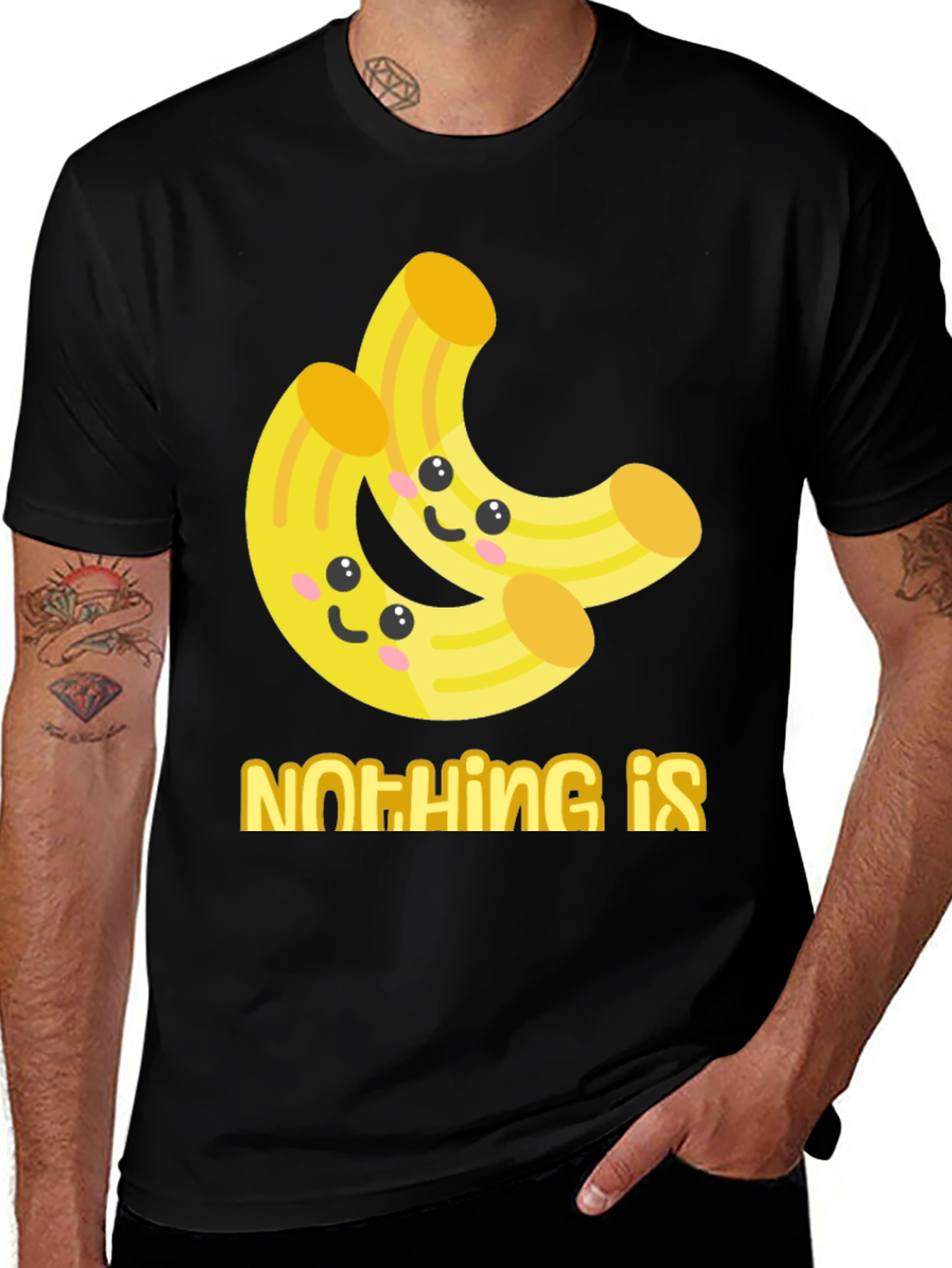 Variant 23 of Funny Pasta T-Shirt - Nothing Is Impasta-ble
