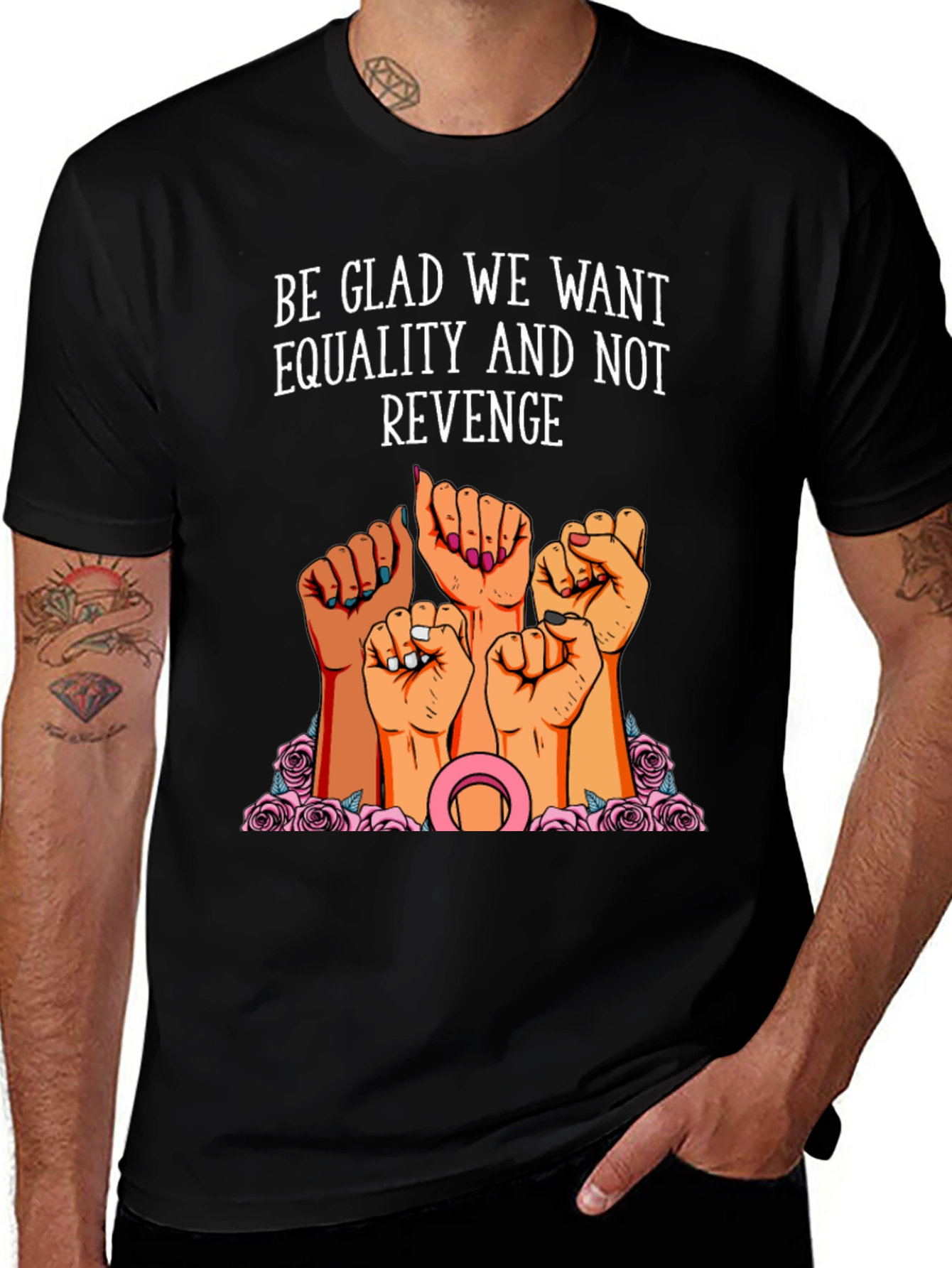 Equality Fist T-Shirt - Women's Rights