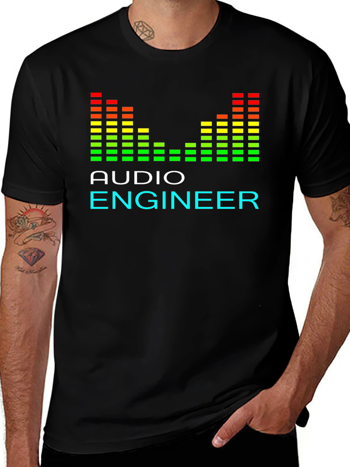 Variant 28 of Audio Engineer Graphic Tee - Sound Technician T-Shirt