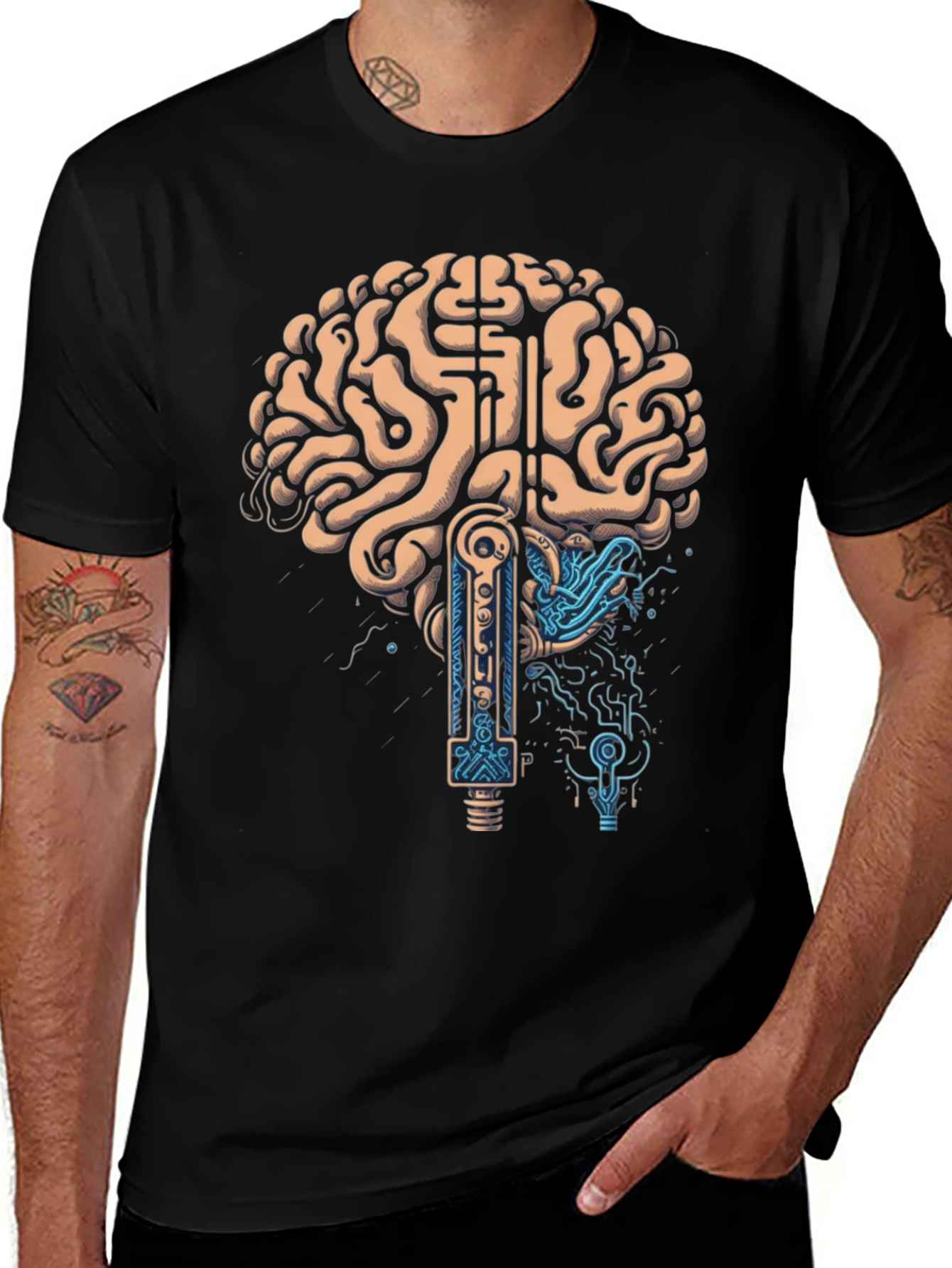 Variant 7 of Brain Tech T-Shirt