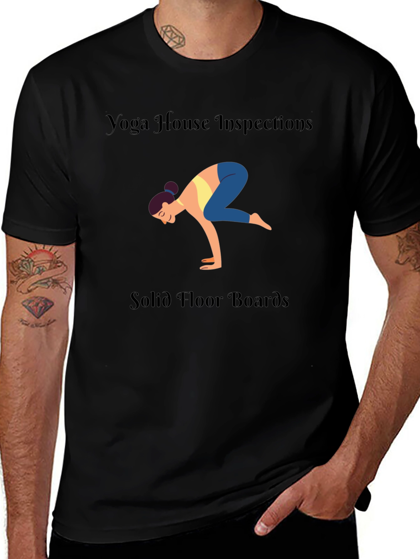Variant 2 of Yoga House Inspections T-Shirt