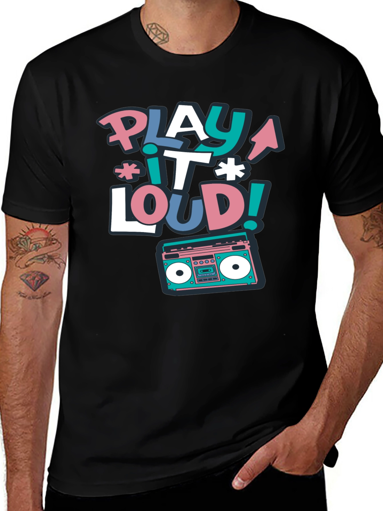 Variant 13 of Play It Loud Graphic T-Shirt