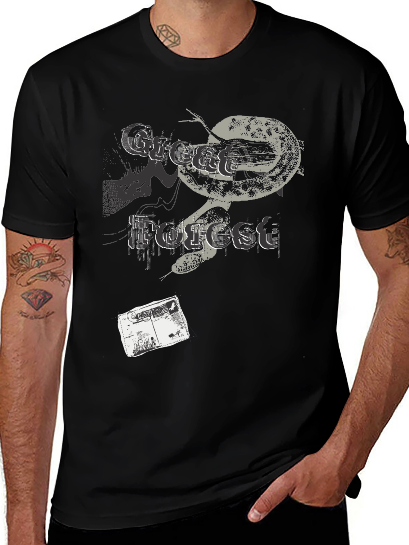 Variant 29 of Great Forest Snake T-Shirt