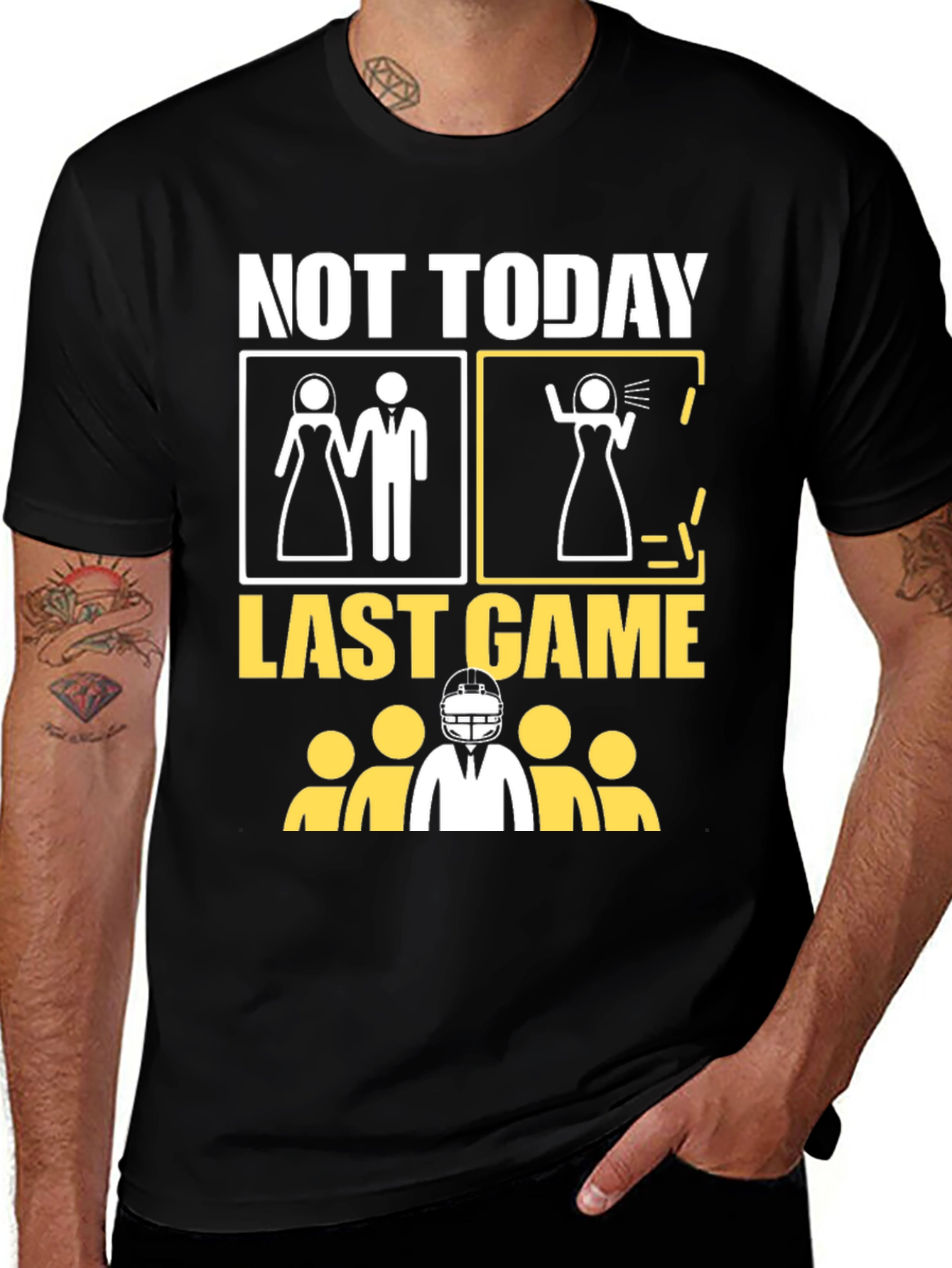 Variant 5 of Not Today Last Game T-Shirt
