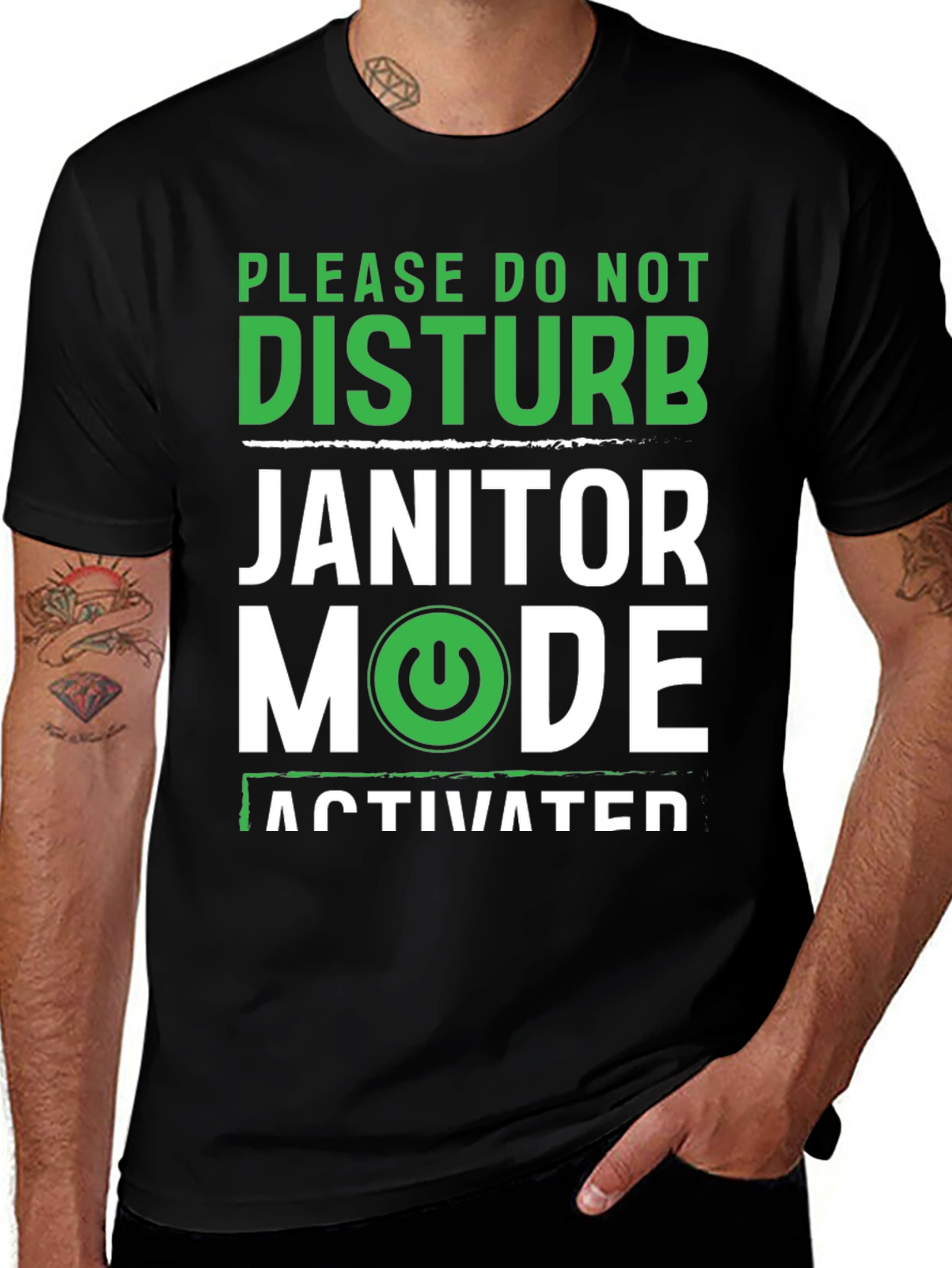 Variant 10 of Janitor Mode Activated Graphic T-Shirt