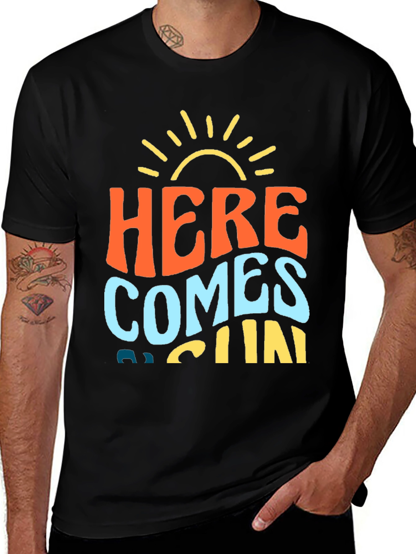 Variant 3 of Here Comes the Sun Graphic Tee