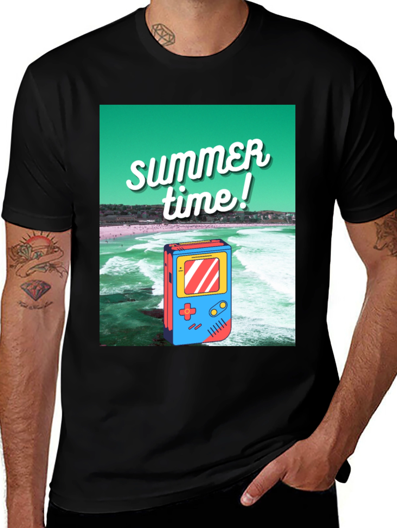 Variant 10 of Retro Summer Time Graphic Tee