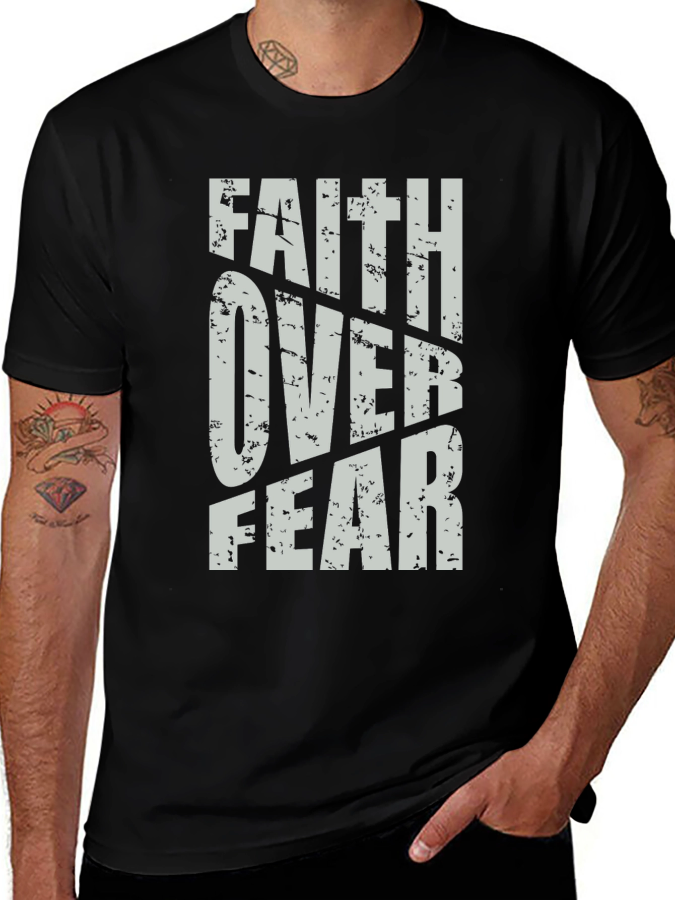 Variant 26 of Faith Over Fear Graphic T-Shirt