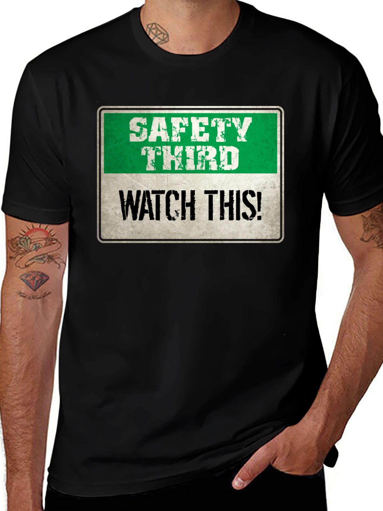 Variant 24 of Safety Third Watch This! Graphic Tee