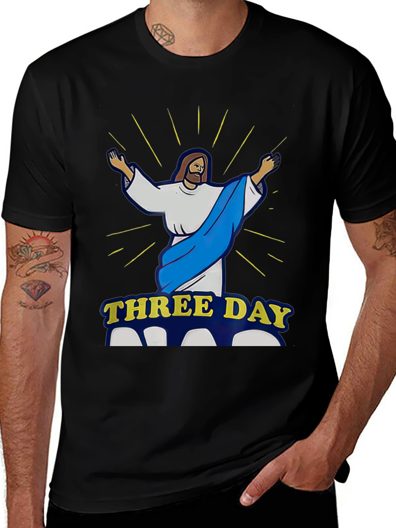Variant 3 of Three Day T-Shirt, Religious Apparel