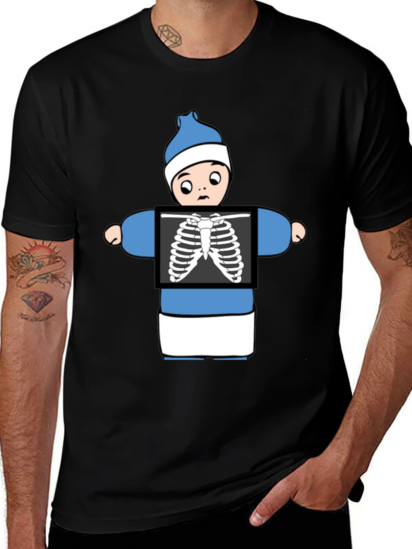 Variant 22 of Funny X-Ray Baby T-Shirt