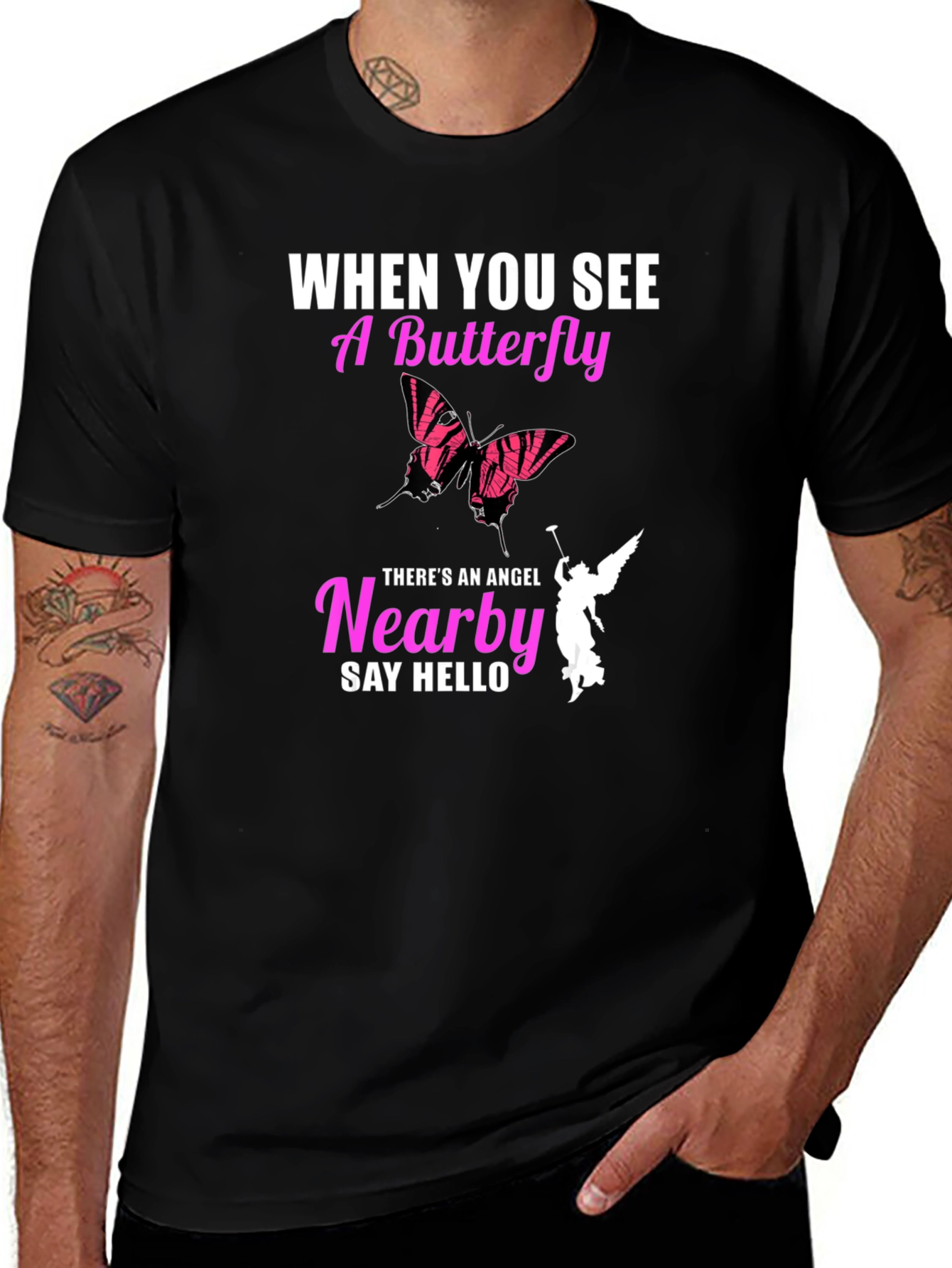 Variant 29 of Butterfly Angel Memorial T-Shirt