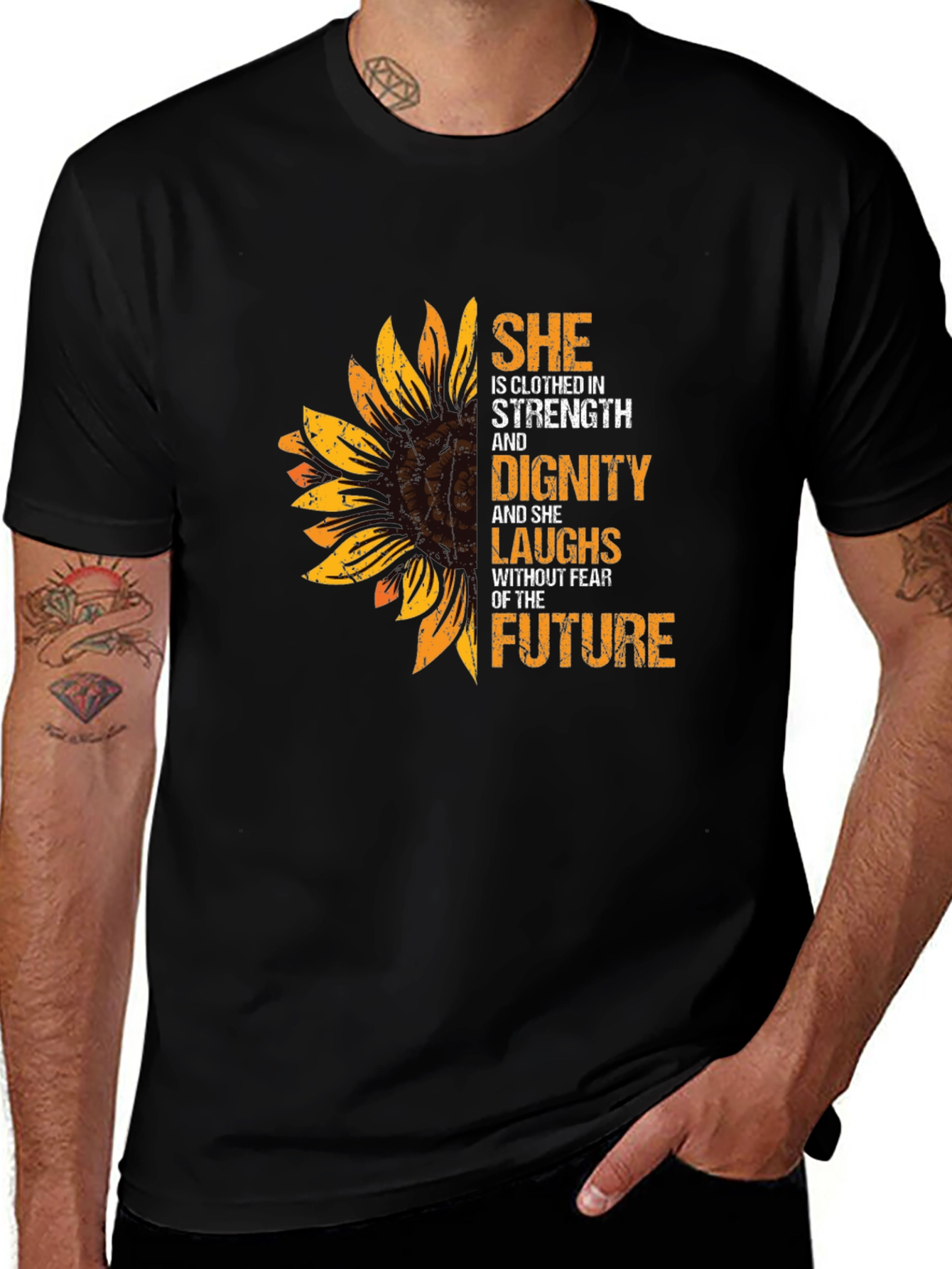 Variant 23 of She is Clothed in Strength and Dignity T-Shirt