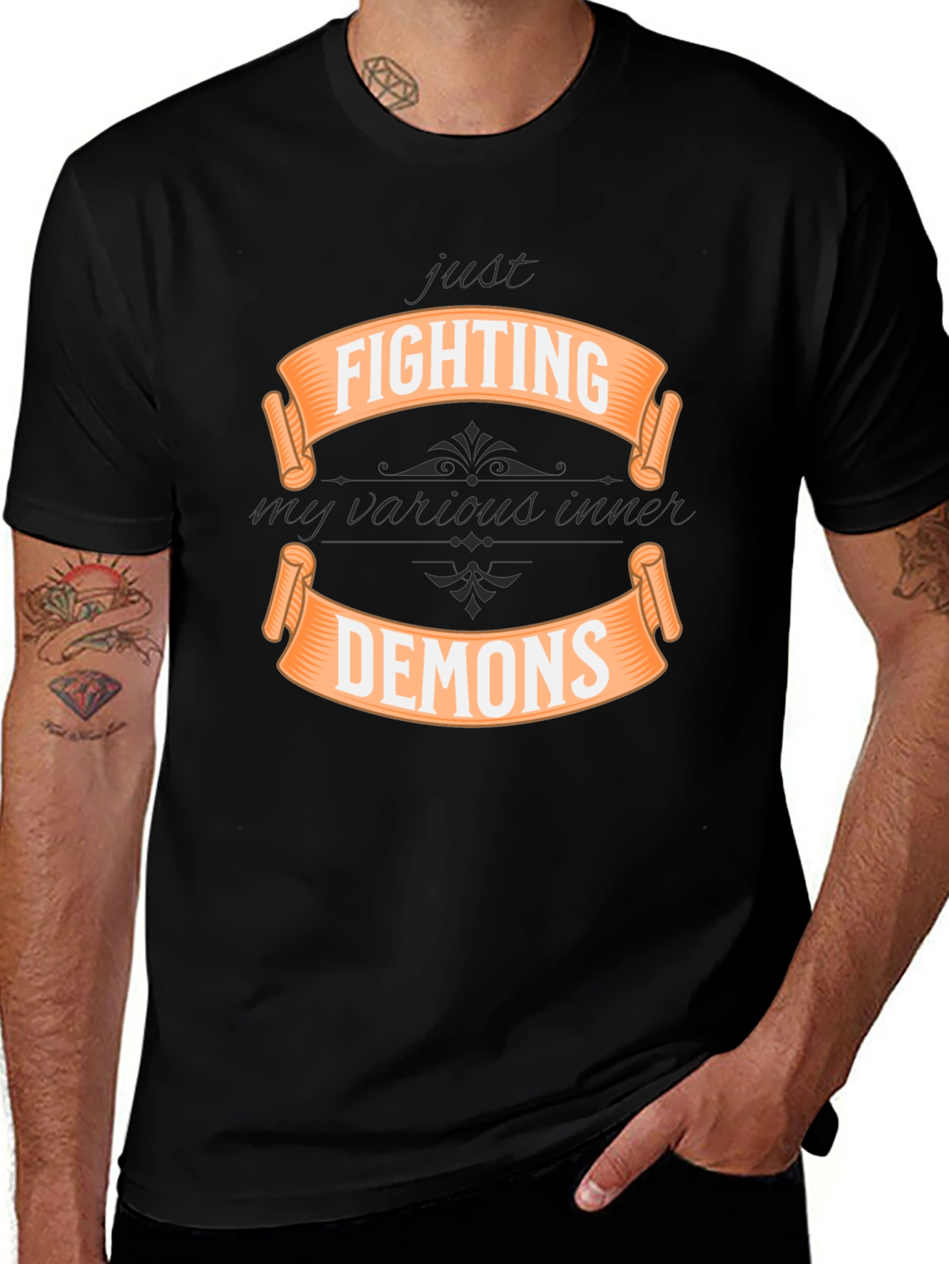 Variant 16 of Fighting Demons Graphic T-Shirt