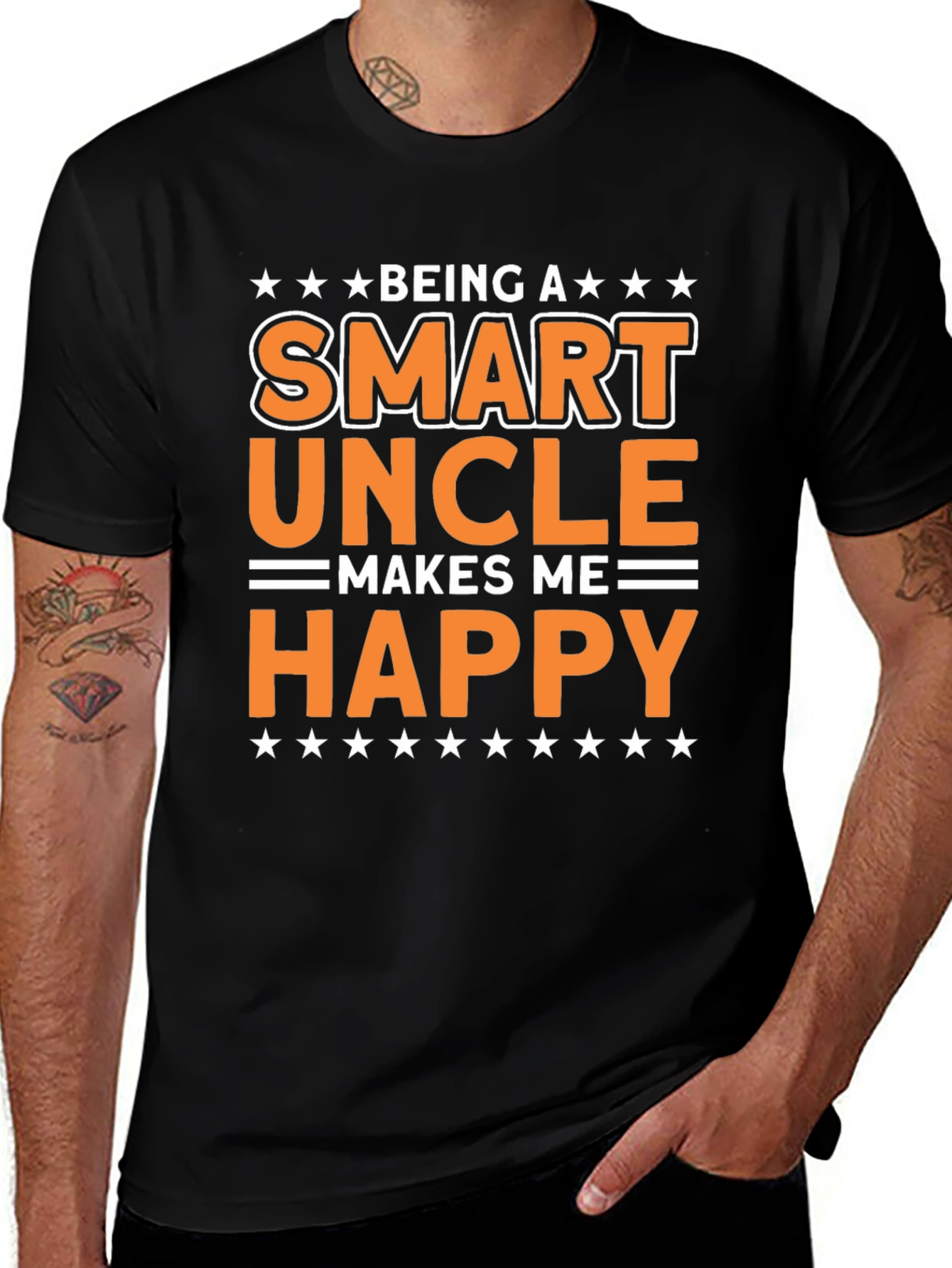 Variant 24 of Smart Uncle Graphic Tee