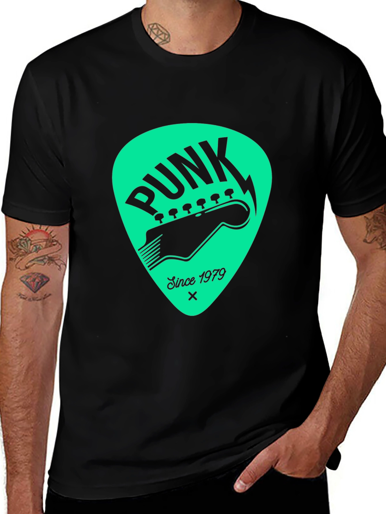 Variant 16 of Punk Since 1979 Black Graphic T-Shirt
