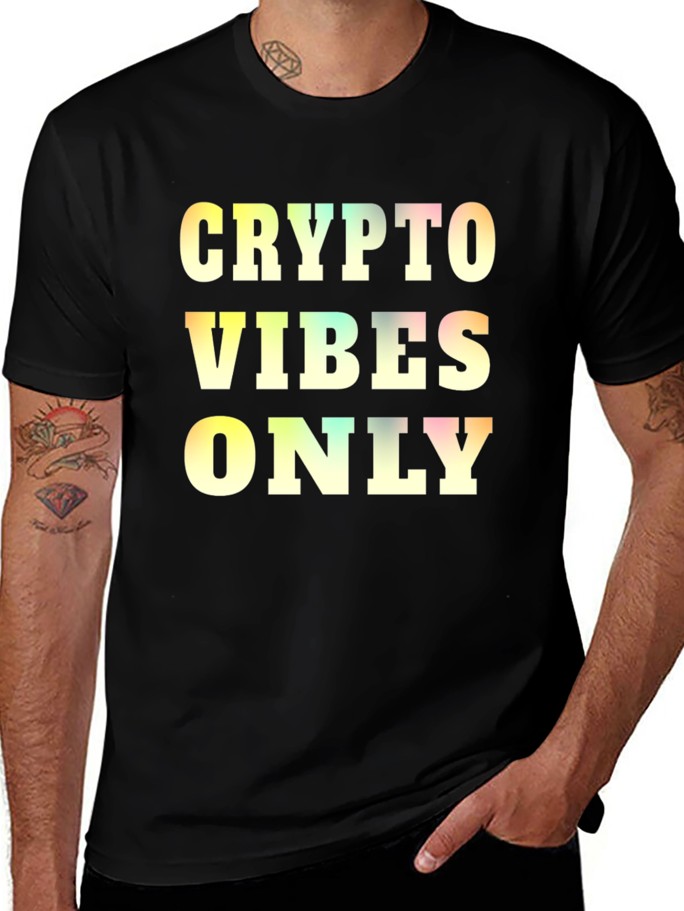 Variant 18 of Crypto Vibes Only T-Shirt