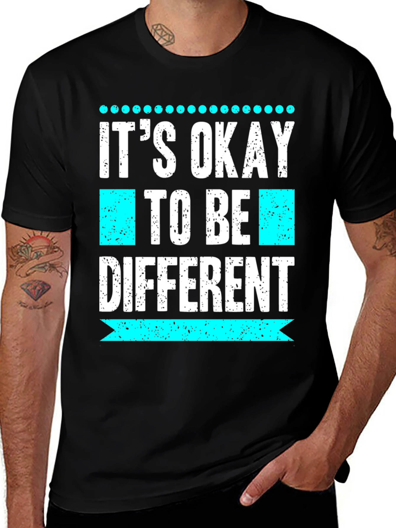 Variant 21 of It's Okay to Be Different Graphic T-Shirt