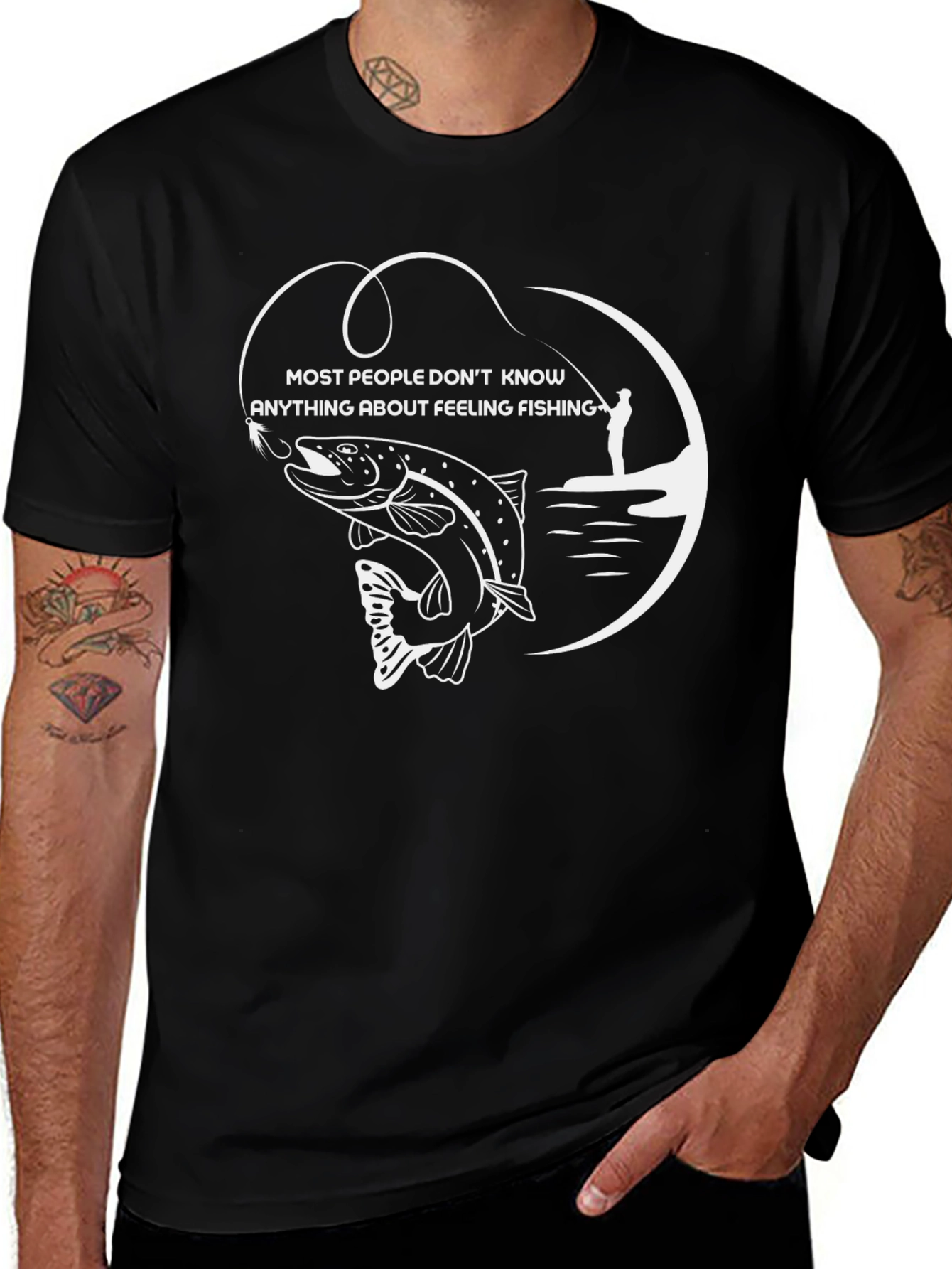 Variant 16 of Fishing Tee: Feeling Fishing