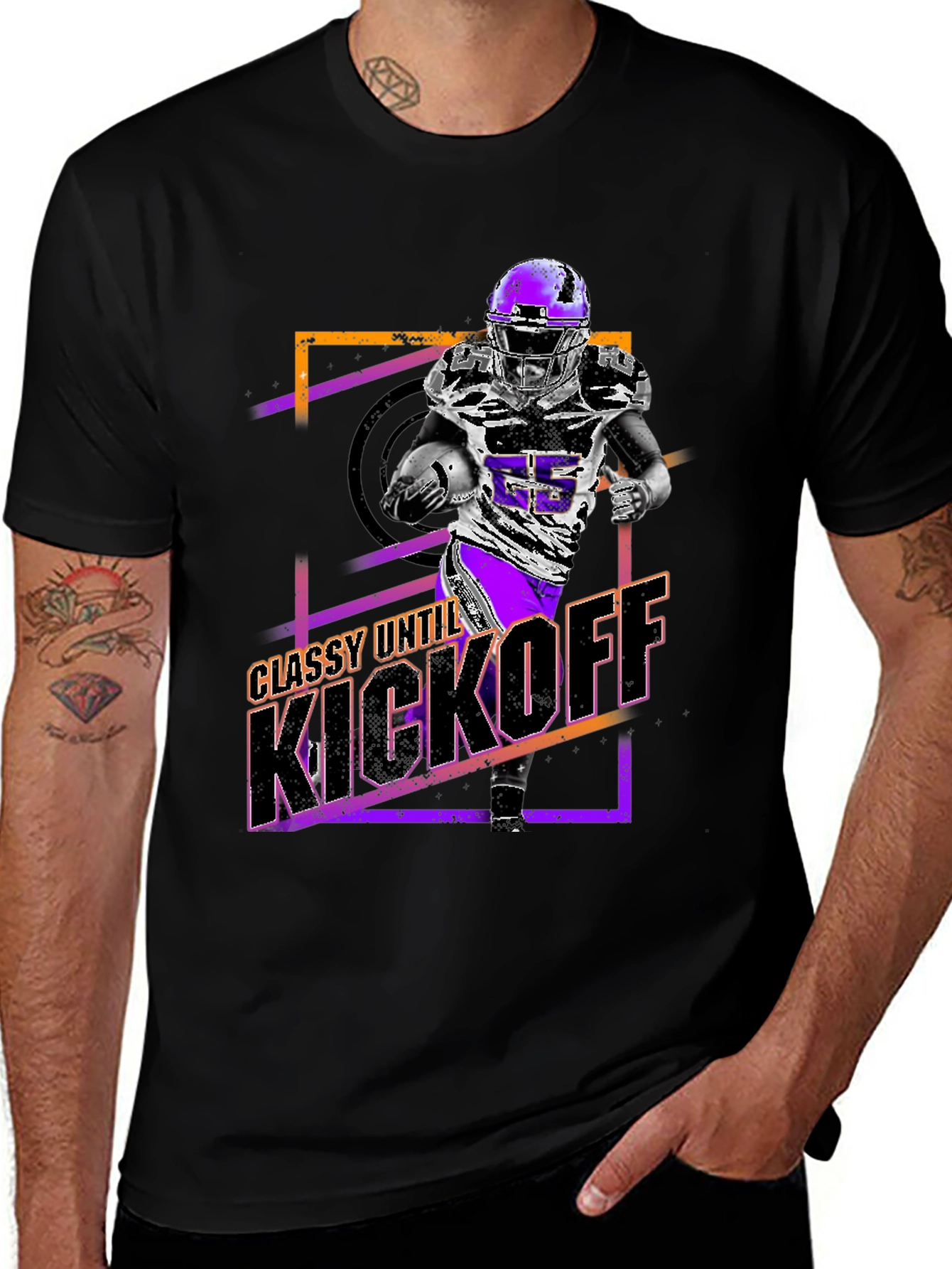 Variant 14 of Classy Until Kickoff T-Shirt