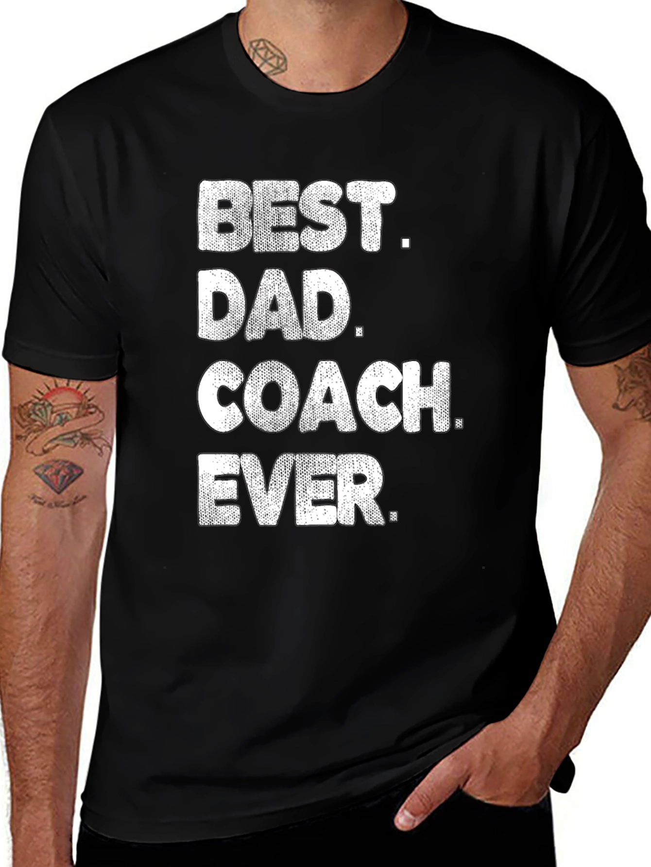 Variant 14 of Best Dad Coach Ever T-Shirt - Men's Graphic Tee
