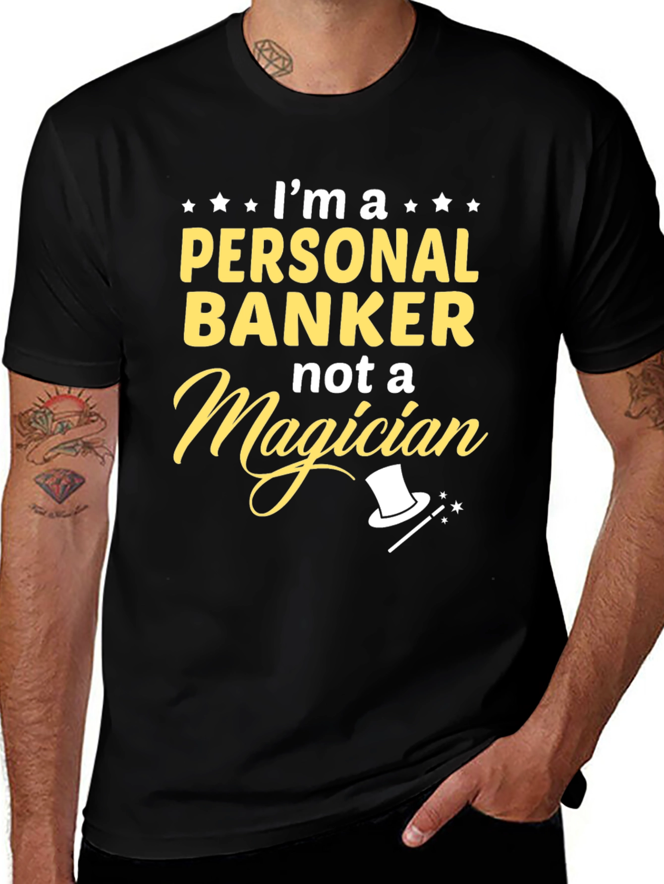 Variant 3 of Personal Banker T-Shirt - Not A Magician Funny Tee