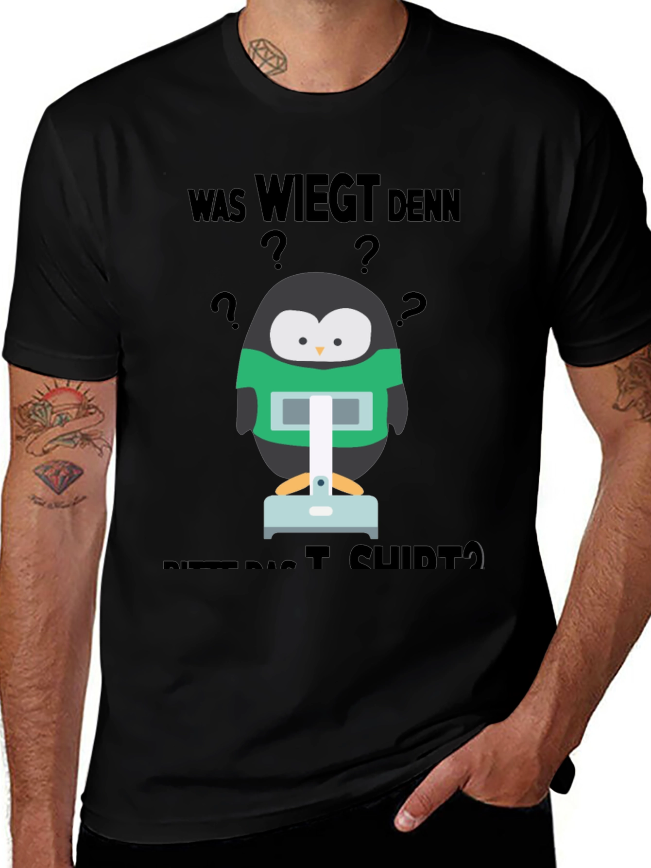 Penguin Weight Shirt Funny T-Shirt