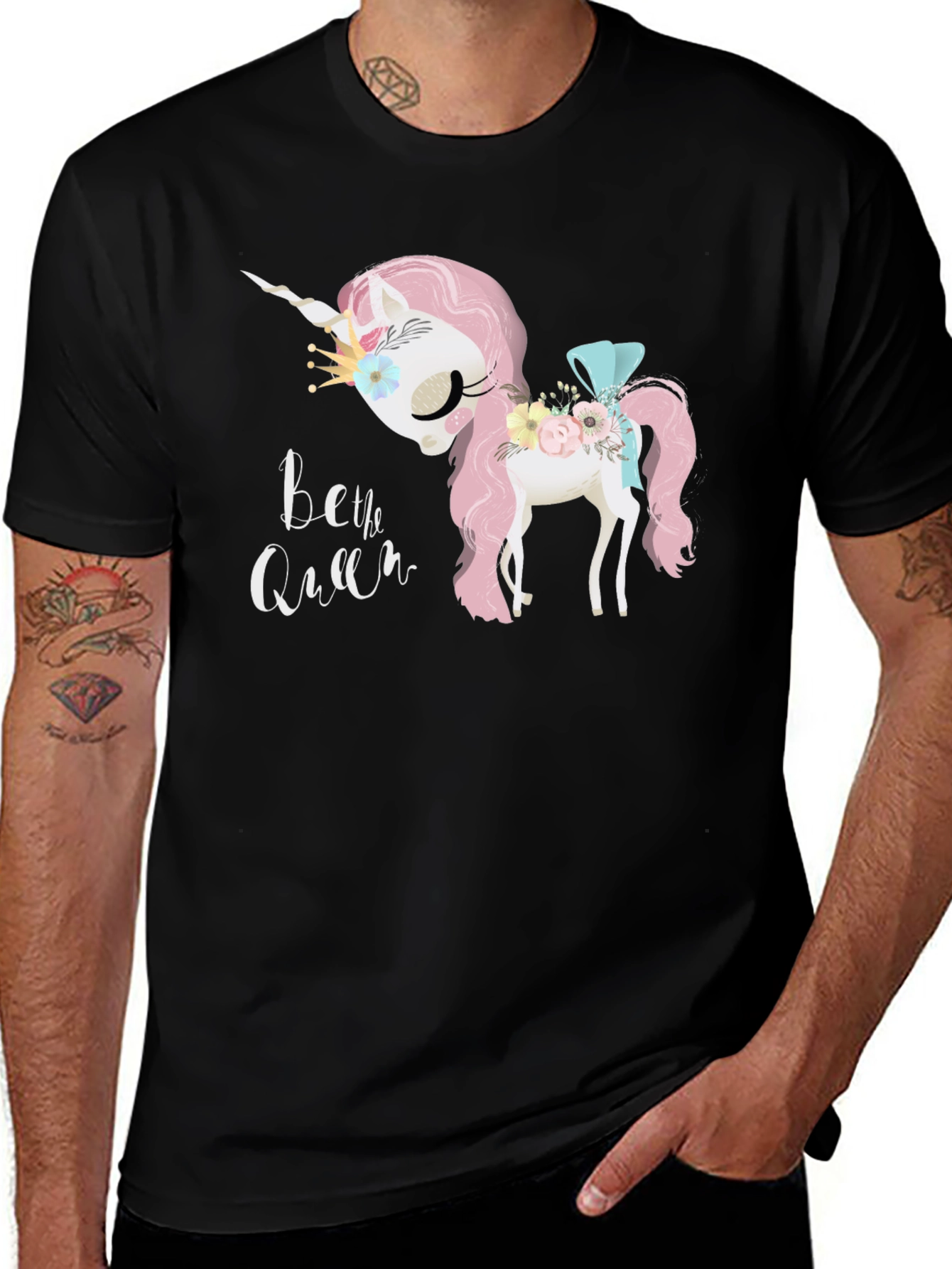 Variant 20 of Be the Queen Unicorn Graphic T-Shirt