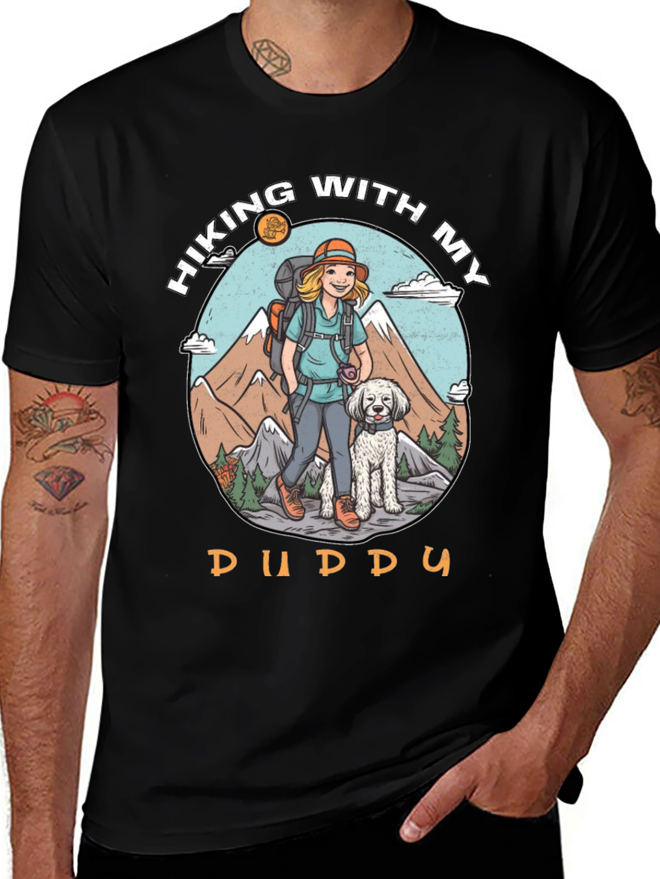 Variant 10 of Hiking With My Duddy T-Shirt