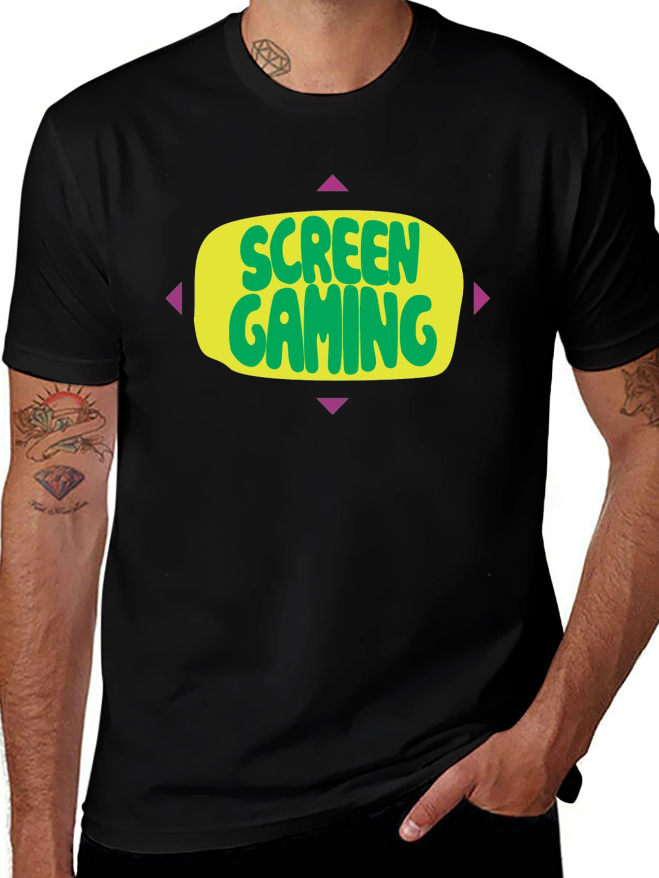 Variant 10 of Screen Gaming T-Shirt - Unique Design