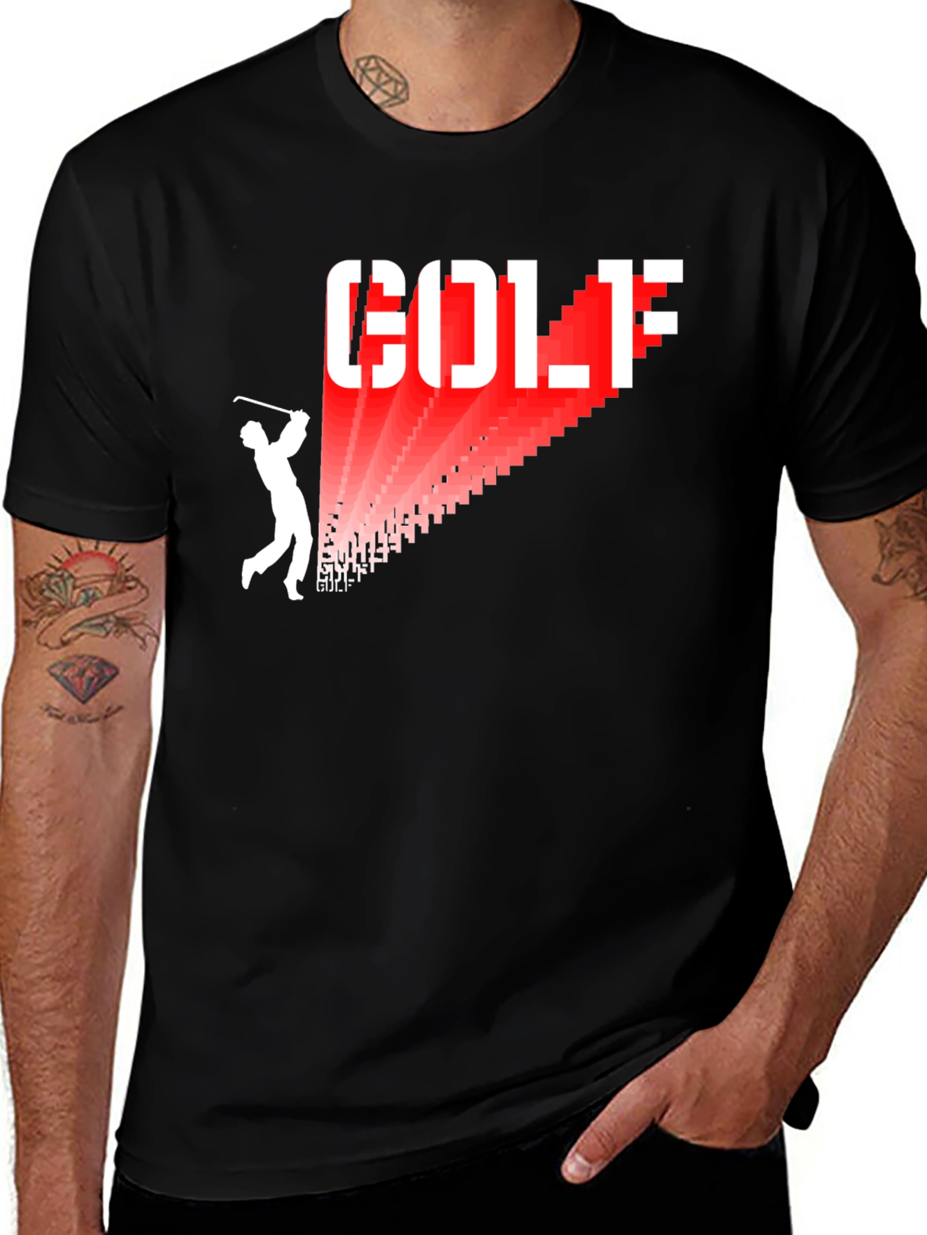 Variant 15 of Retro Golf Graphic T-Shirt - Tee for Golfers
