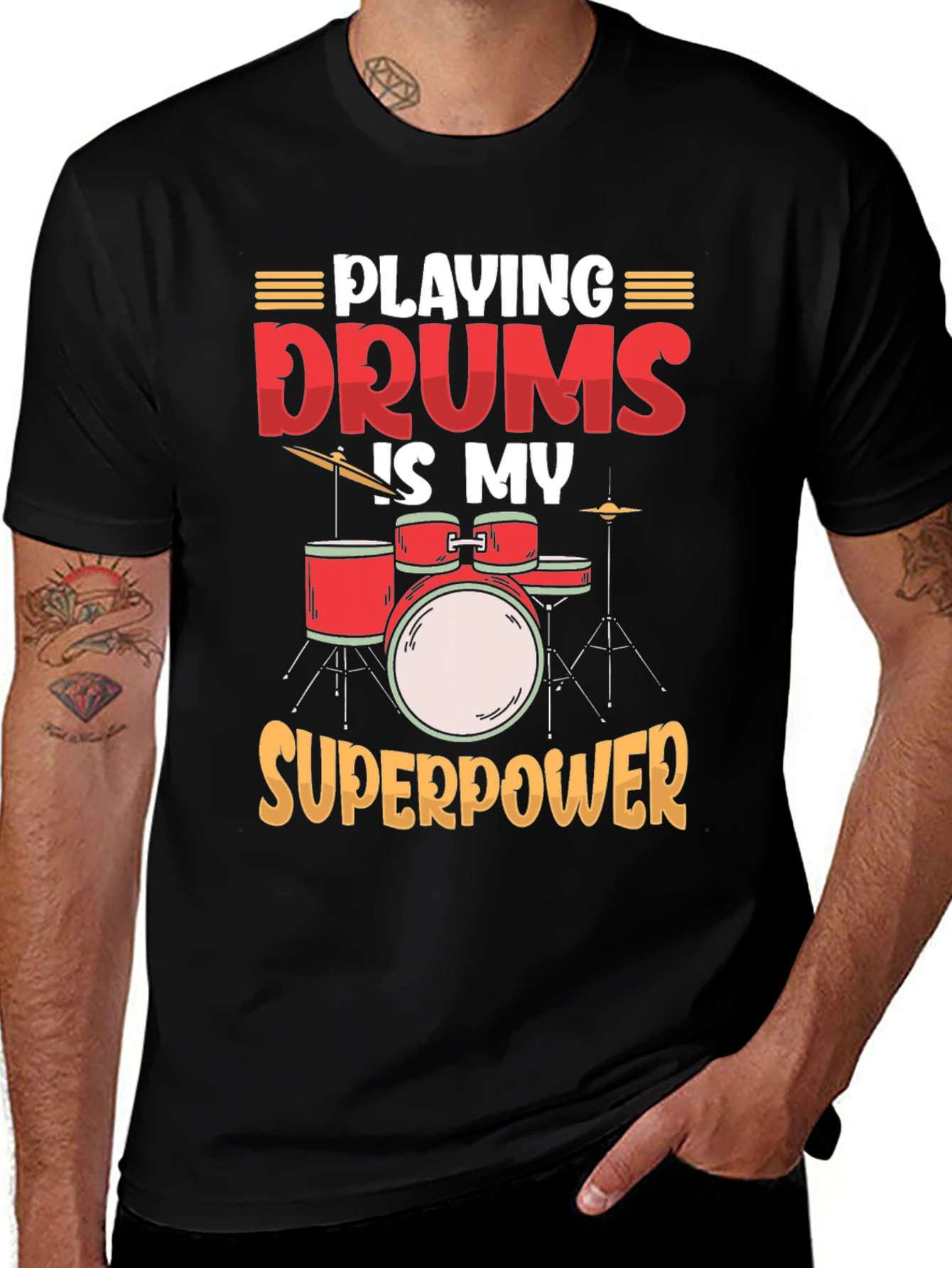 Variant 24 of Drummer Superpower T-Shirt