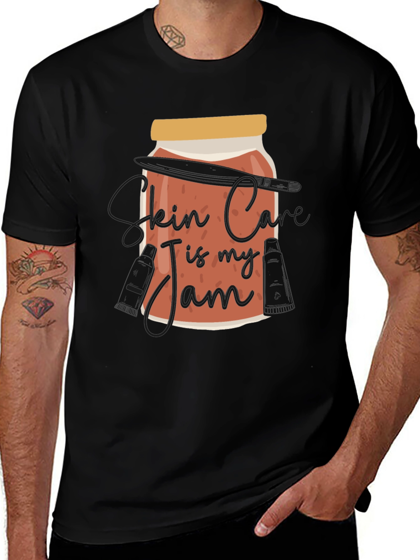 Variant 6 of Skin Care Is My Jam Graphic Tee