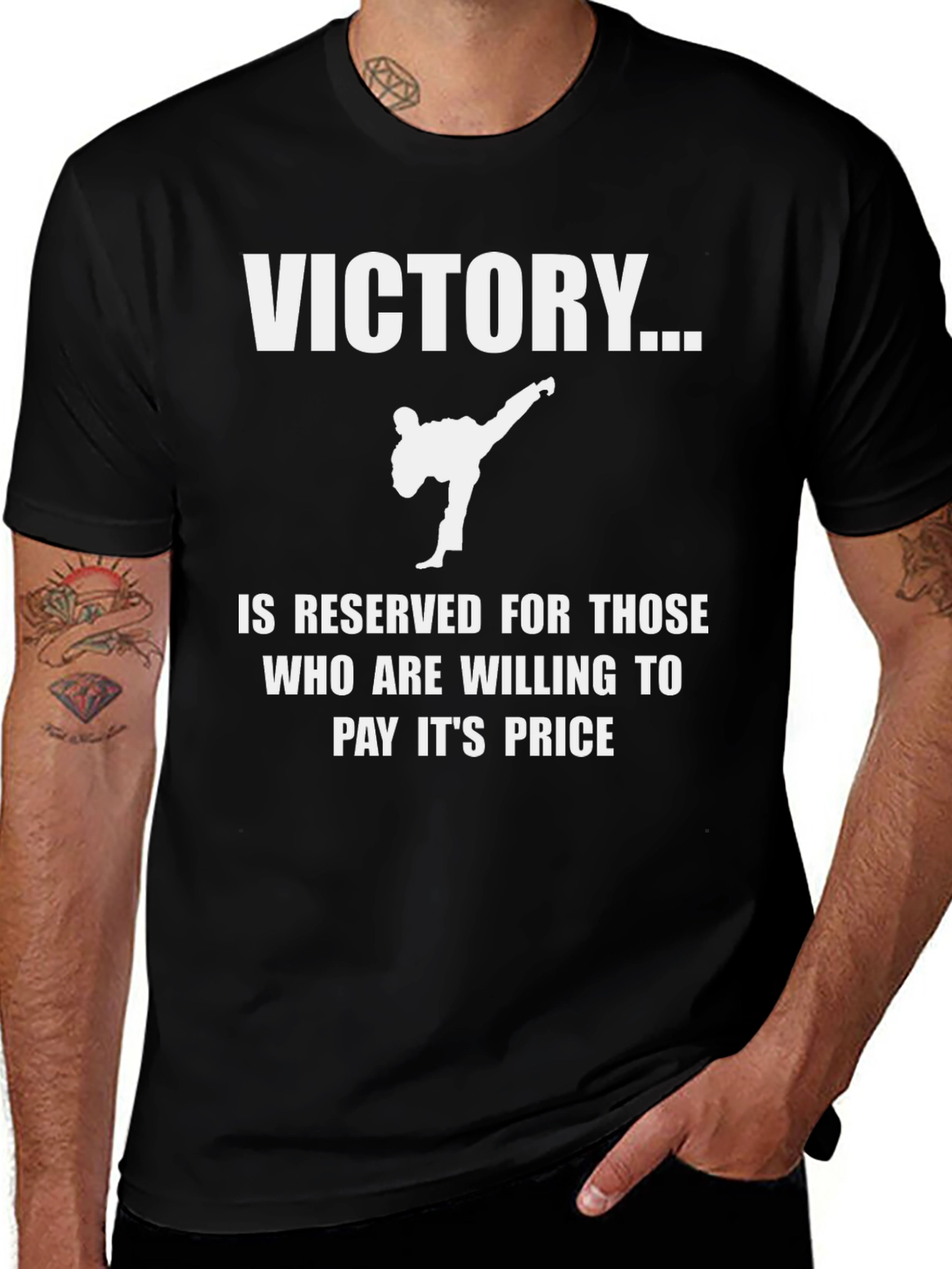 Variant 8 of Victory Karate T-Shirt - Reserved For Those Who Pay the Price